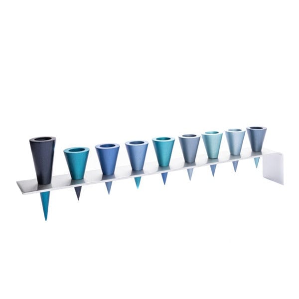 Cone Menorah by Yair Emanuel - Blue、mySite、topwebapps