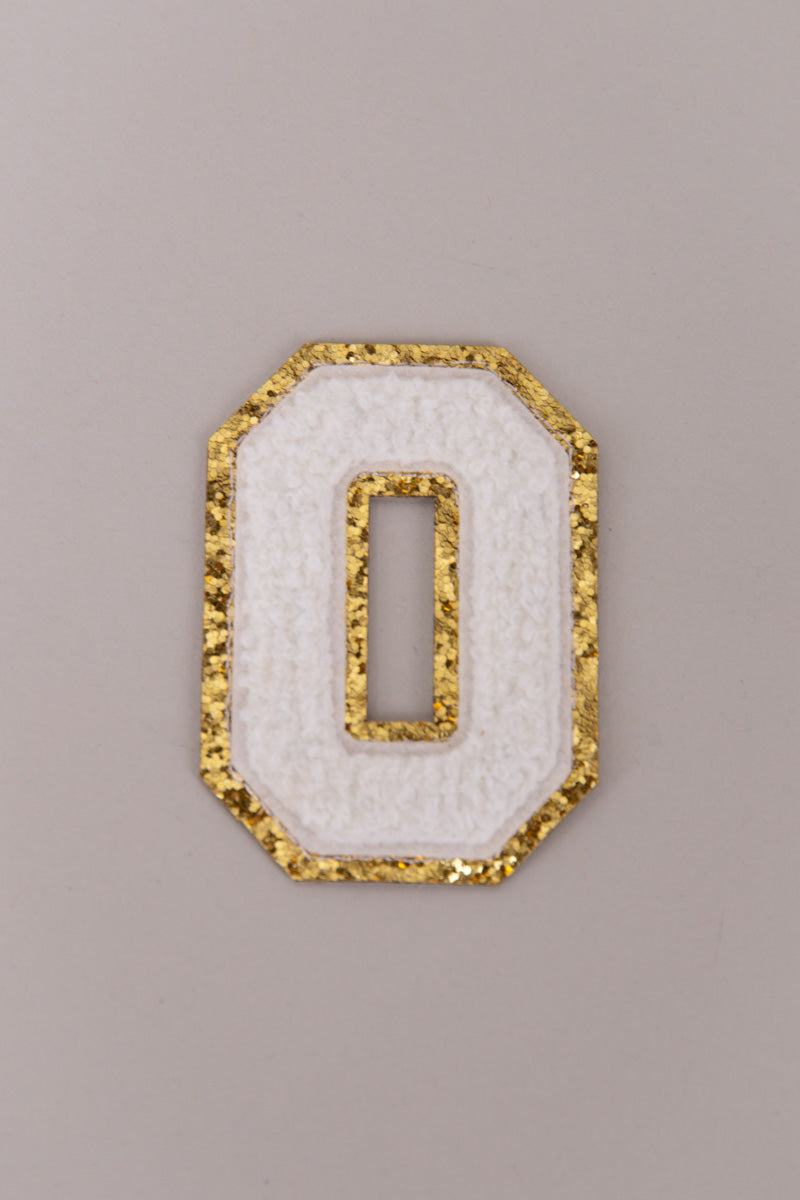 Chenille Adhesive Letter Patches- White 5.5cm、mySite、hinf8tx79