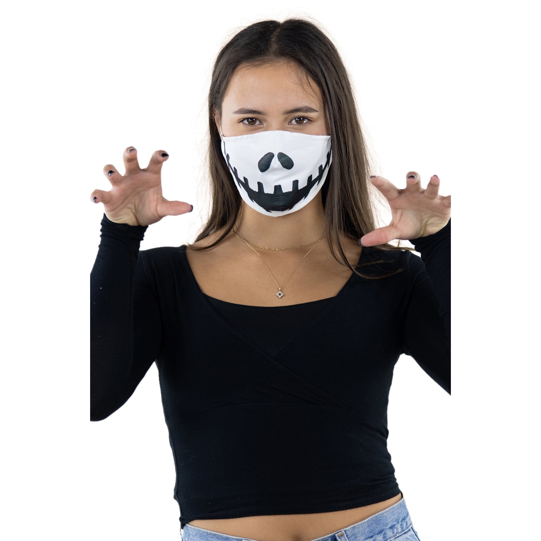 Voodoo Doll Mouth Face Mask In Polyester-CUTE for Halloween!、mySite、g9winljtr