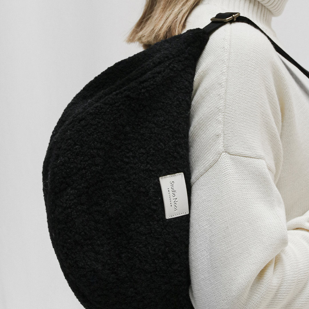  Studio Noos Teddy Adult Fanny Pack - Black、mySite、merchandisen