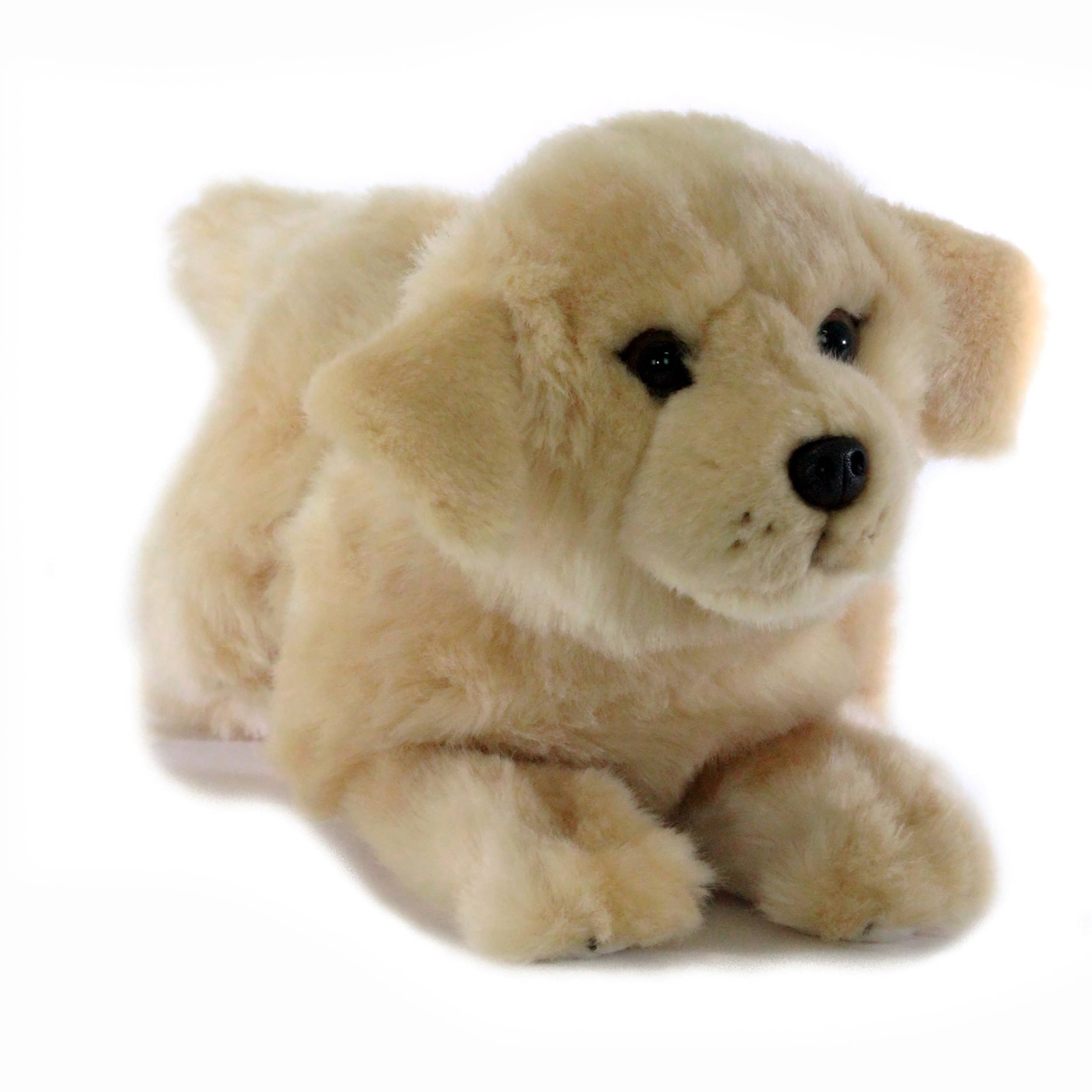 Plush Golden Retriever Puppy -Recycled Stuffing, Size 30cm/12、mySite、g9winljtr