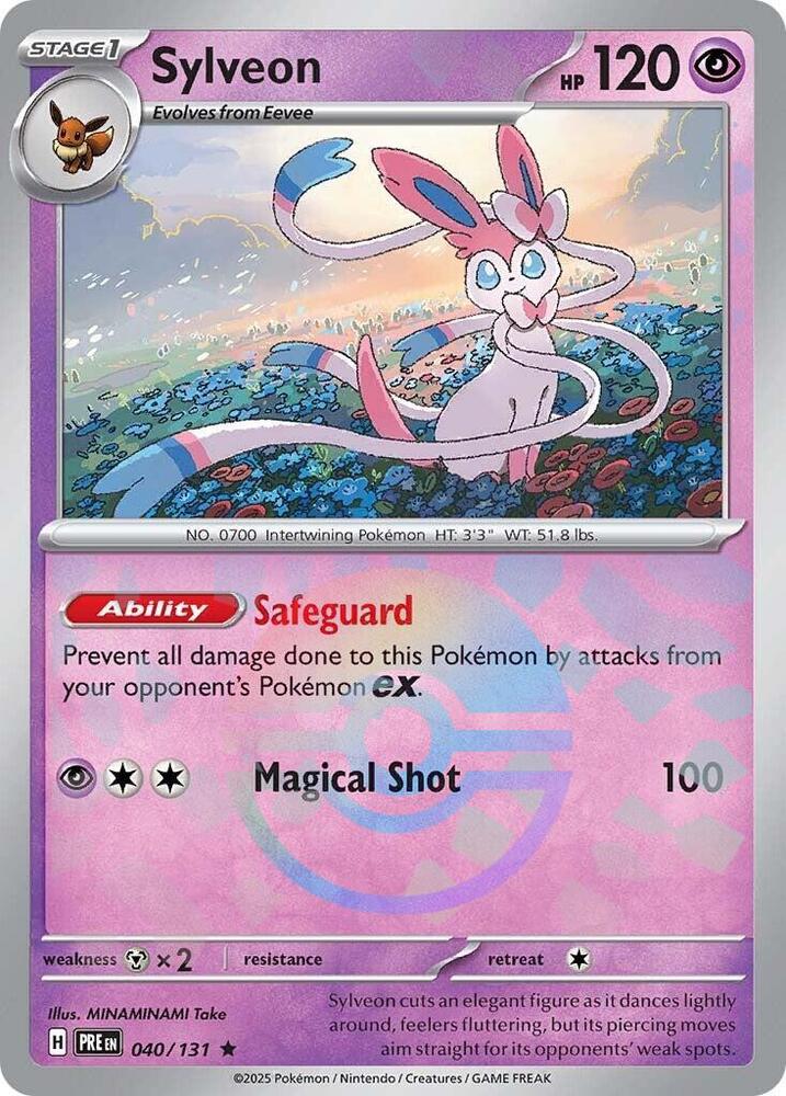 Sylveon (040/131) (Poke Ball Pattern) Scarlet & Violet: Prismatic Evolutions、mySite、waistdrama