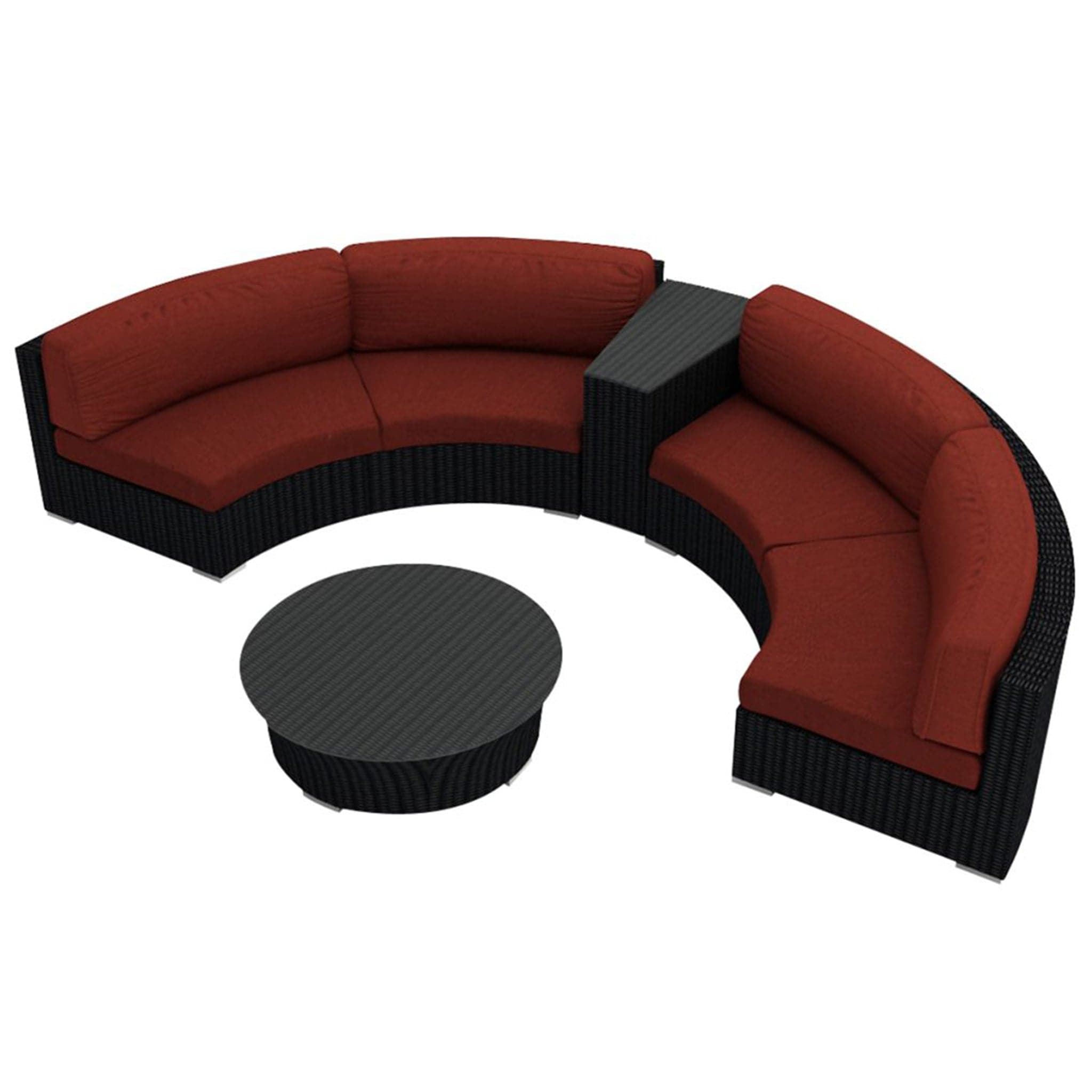 Urbana 4 Piece Curve Sectional Set、mySite、neckold