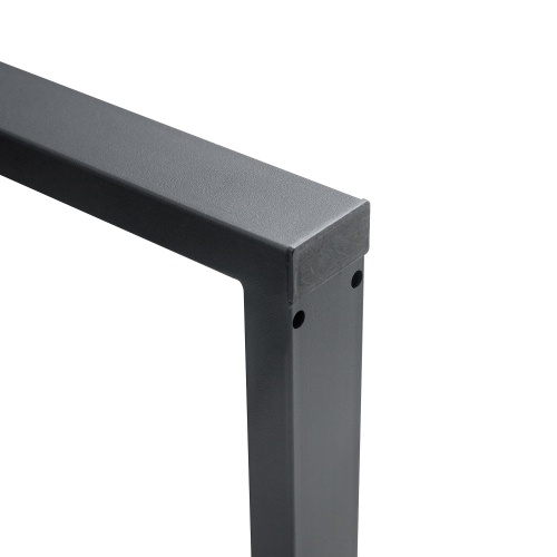 Rustic Industrial Rectangular Wood Dining Table For 4-6 Person, With 1.5" Thick Engineered Wood color Tabletop and Black Metal Legs,Desk For Kitchen Dining Living Room, 55.1" x 31.4"x 29.9"1529W115172、、casual