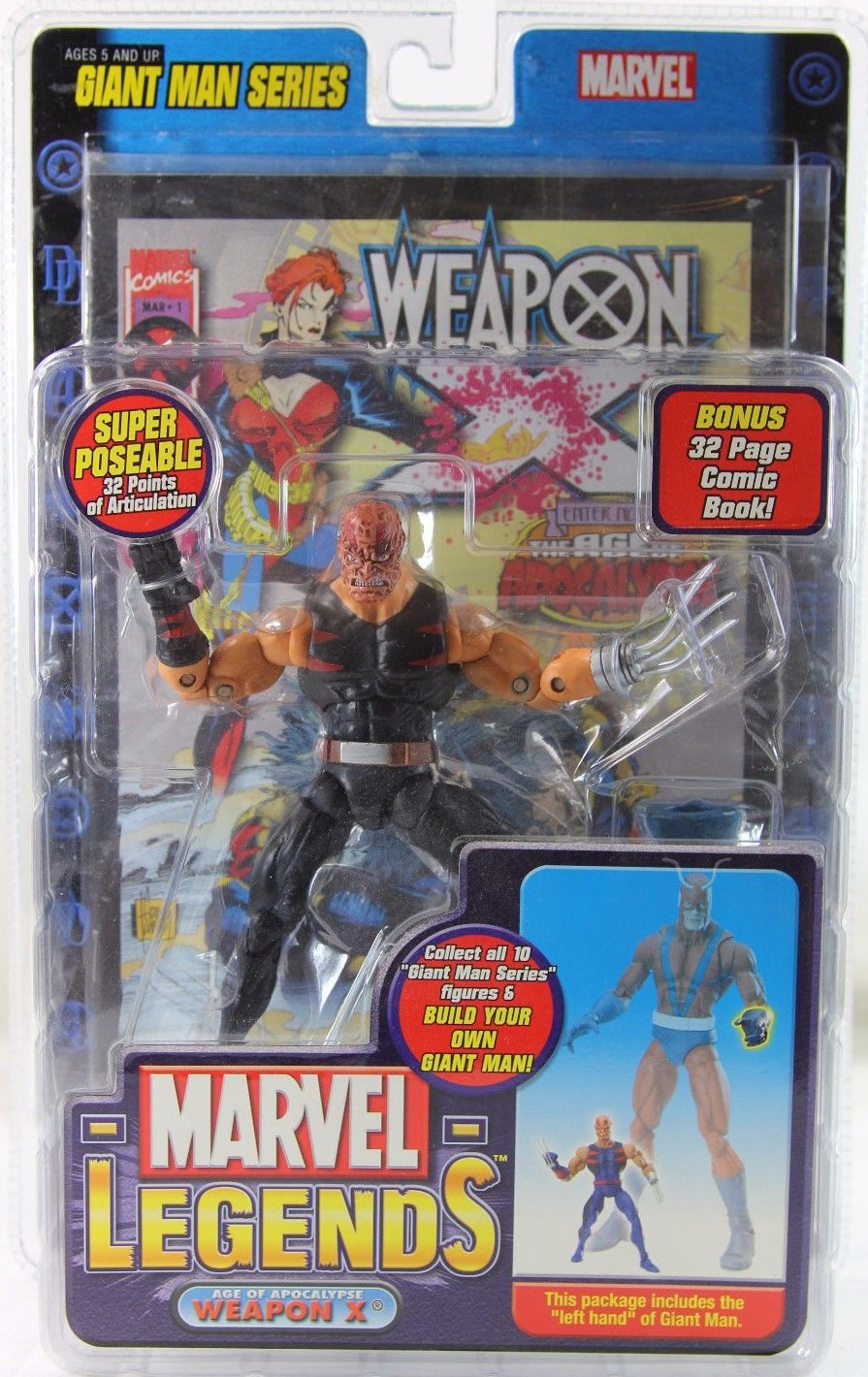 Marvel Legends Series Weapon X Burnt Variant Giant Man、mySite、hgirdovlk