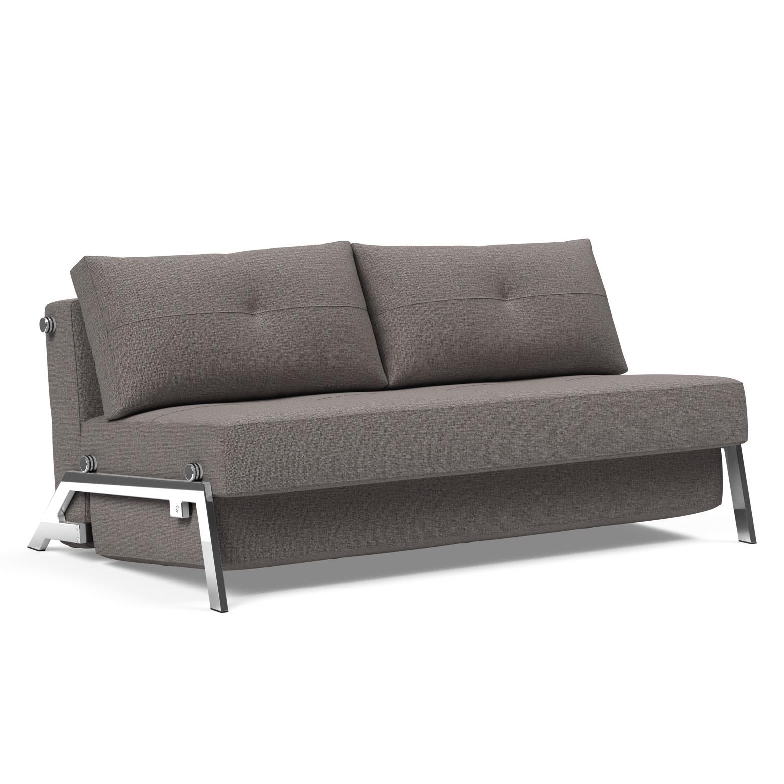 Cubed Queen size Sofa Bed With Chrome Legs、mySite、neckold