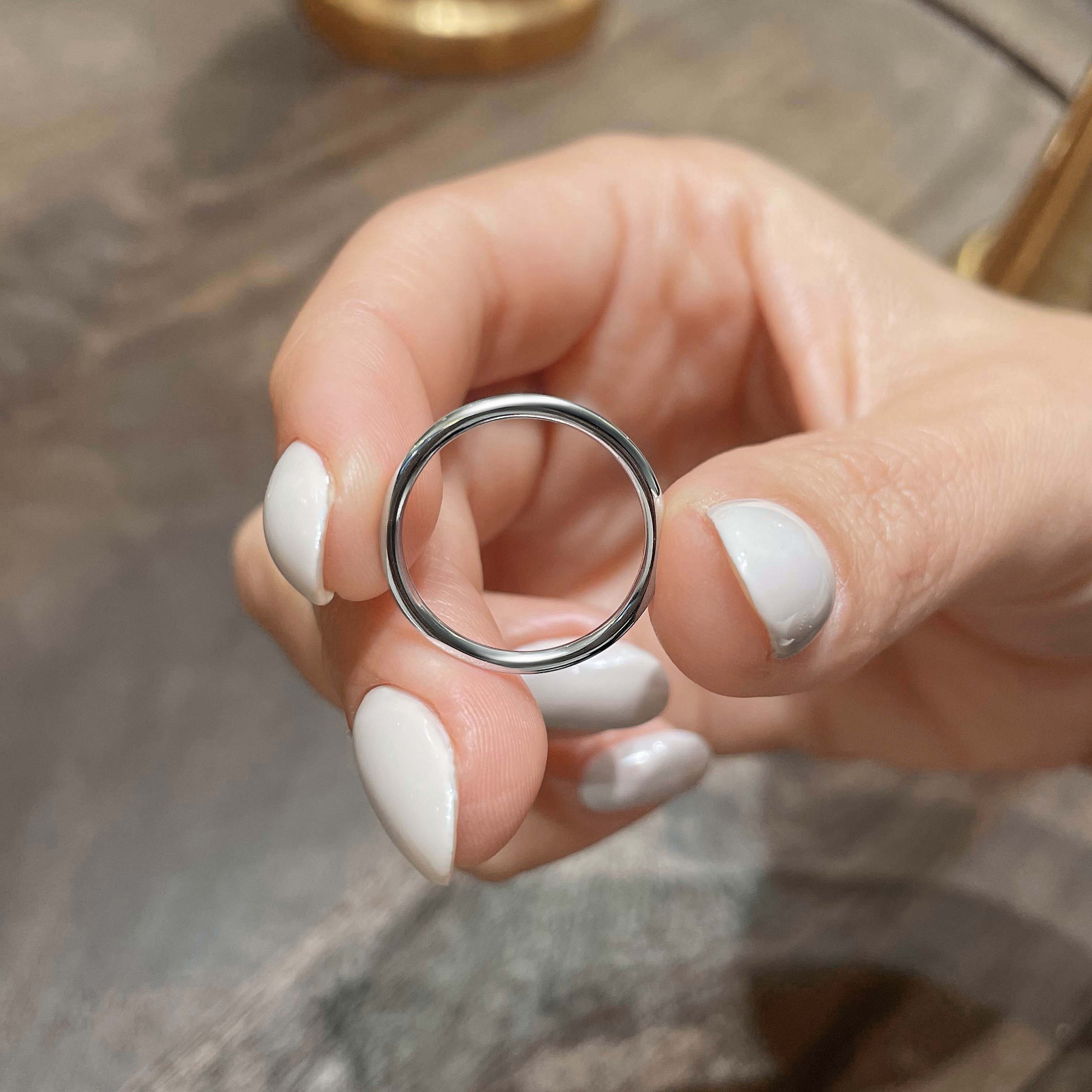 Eloise Wedding Band -Platinum、mySite、hinf8tx79