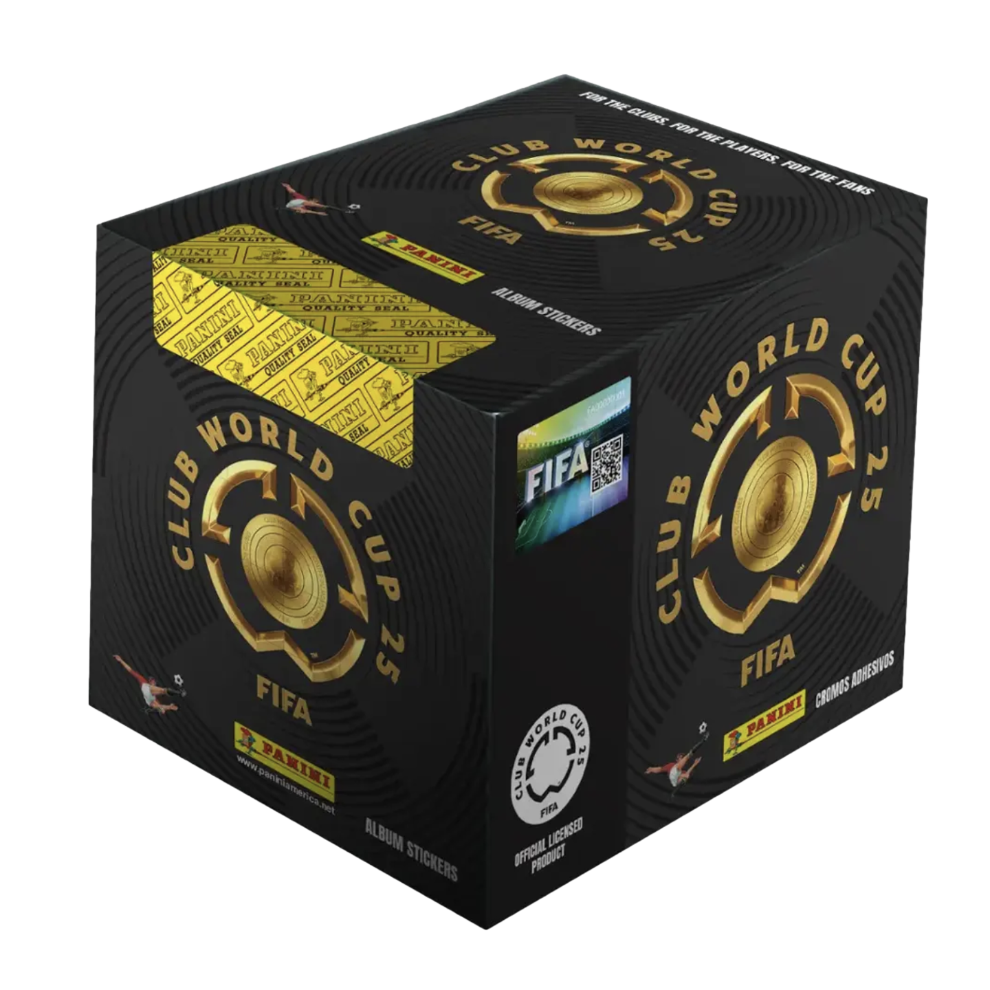 Panini Club World Cup 2025 Sticker Box (50 Packs per Box)、mySite、noshort