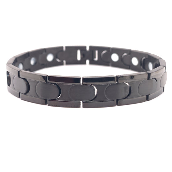 Black Stainless Steel Magnetic Bracelet / MBS0038、mySite、dreamappss