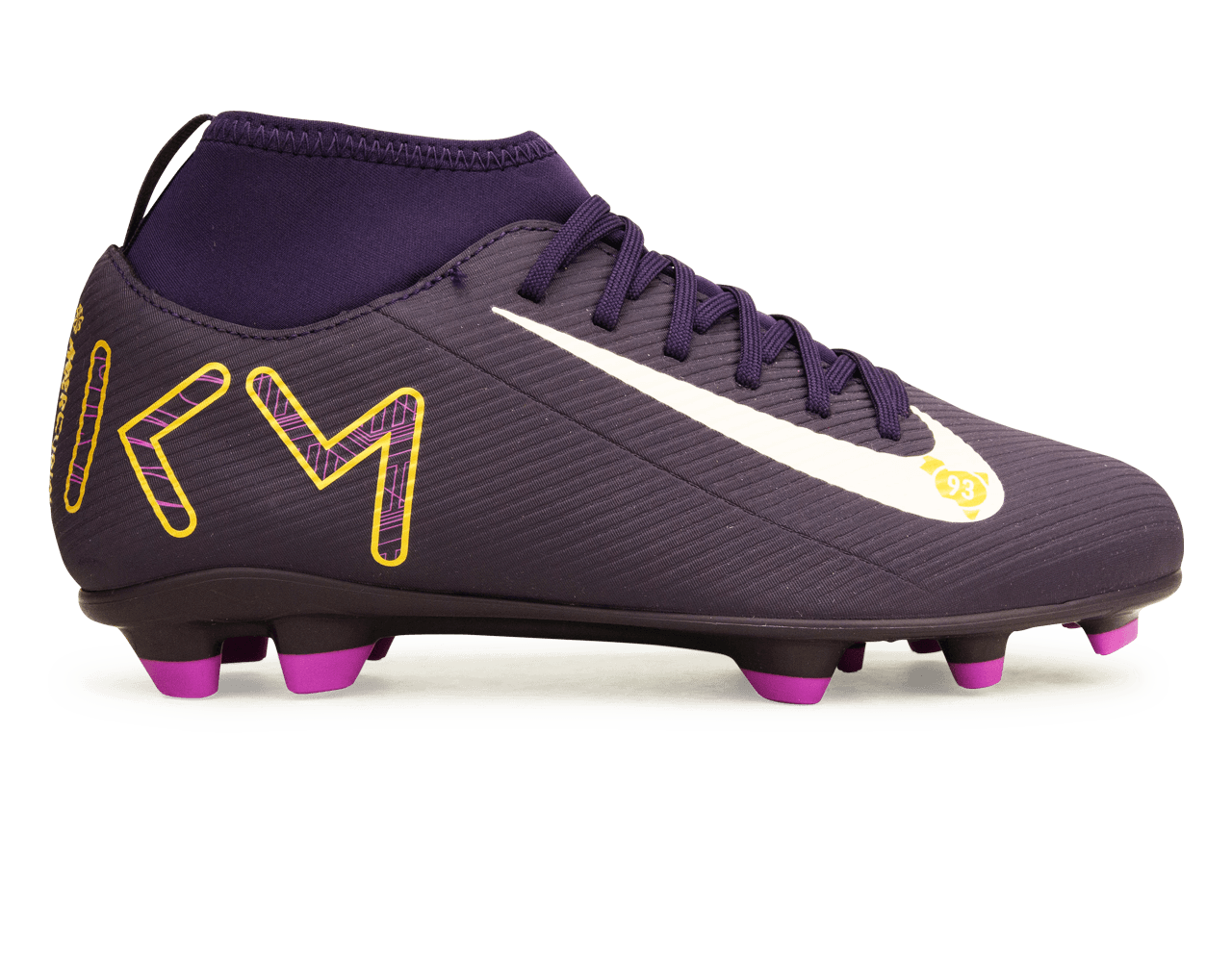 Nike Kids Zoom Mercurial Superfly 10 Club KM FG/MG Grand Purple/Pale Ivory、mySite、noshort