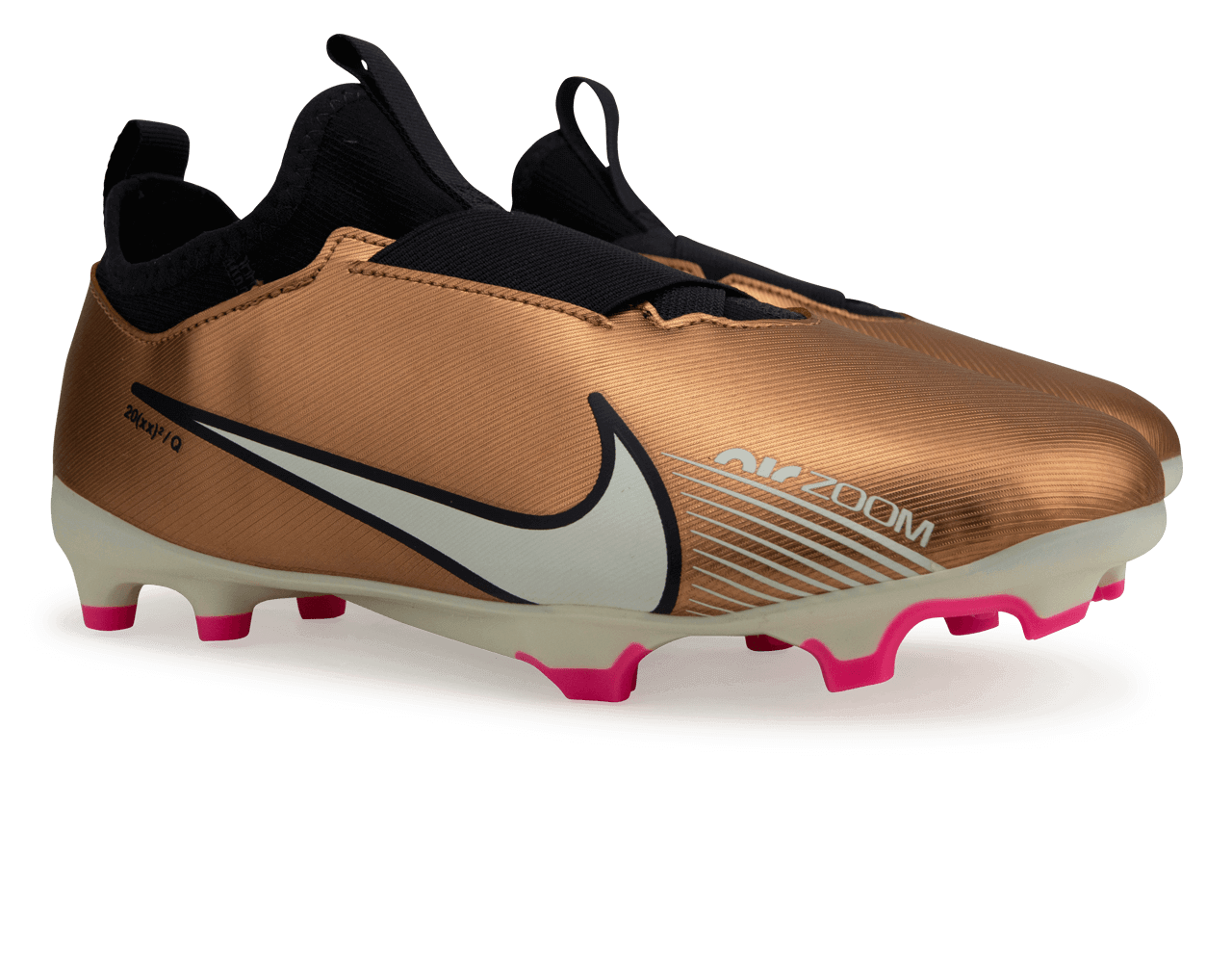 Nike Kids Zoom Mercurial Vapor 15 Academy FG/MG Metallic Copper、mySite、noshort