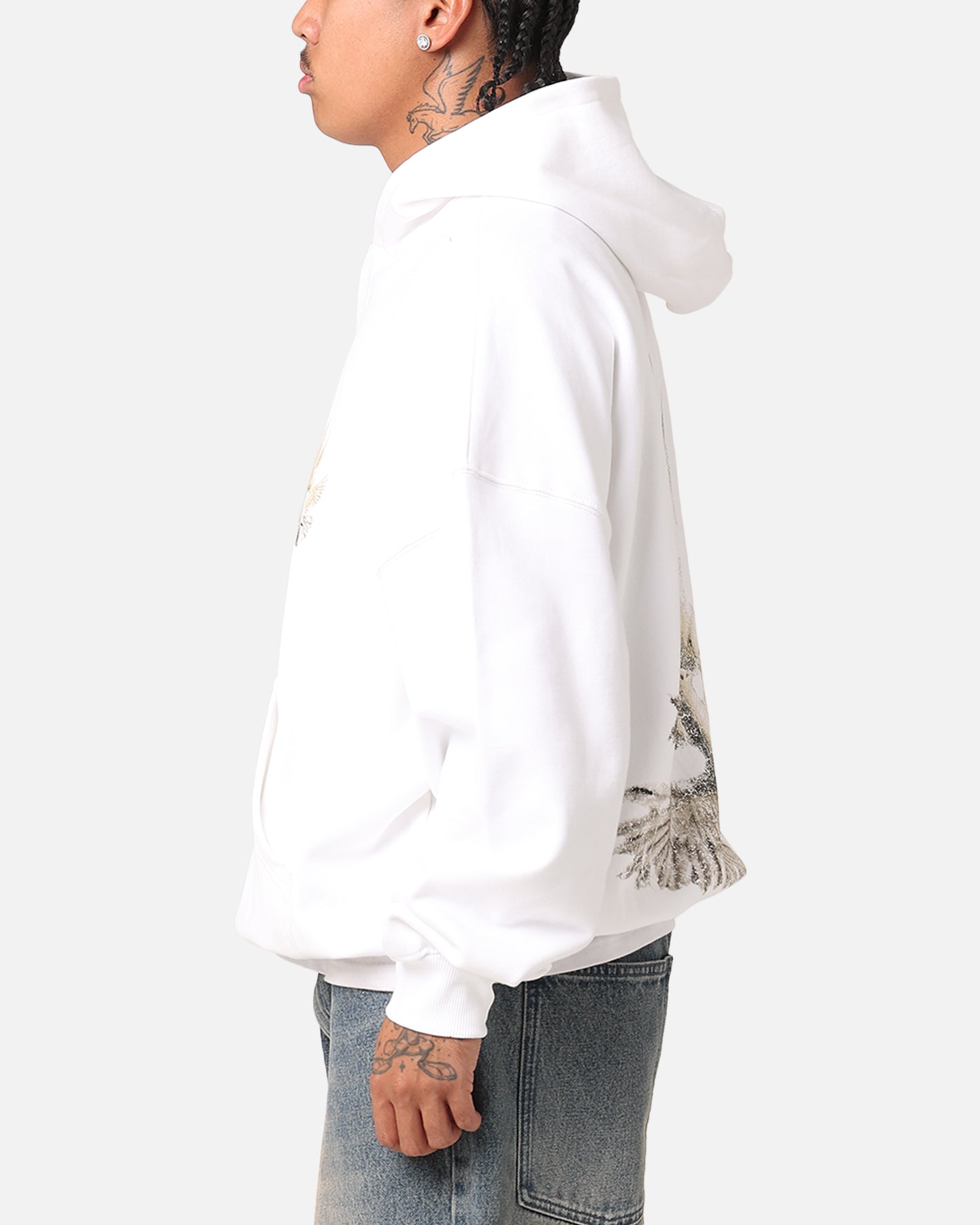 Saint Morta Doves Premium Hoodie White、mySite、zt4zffjzw