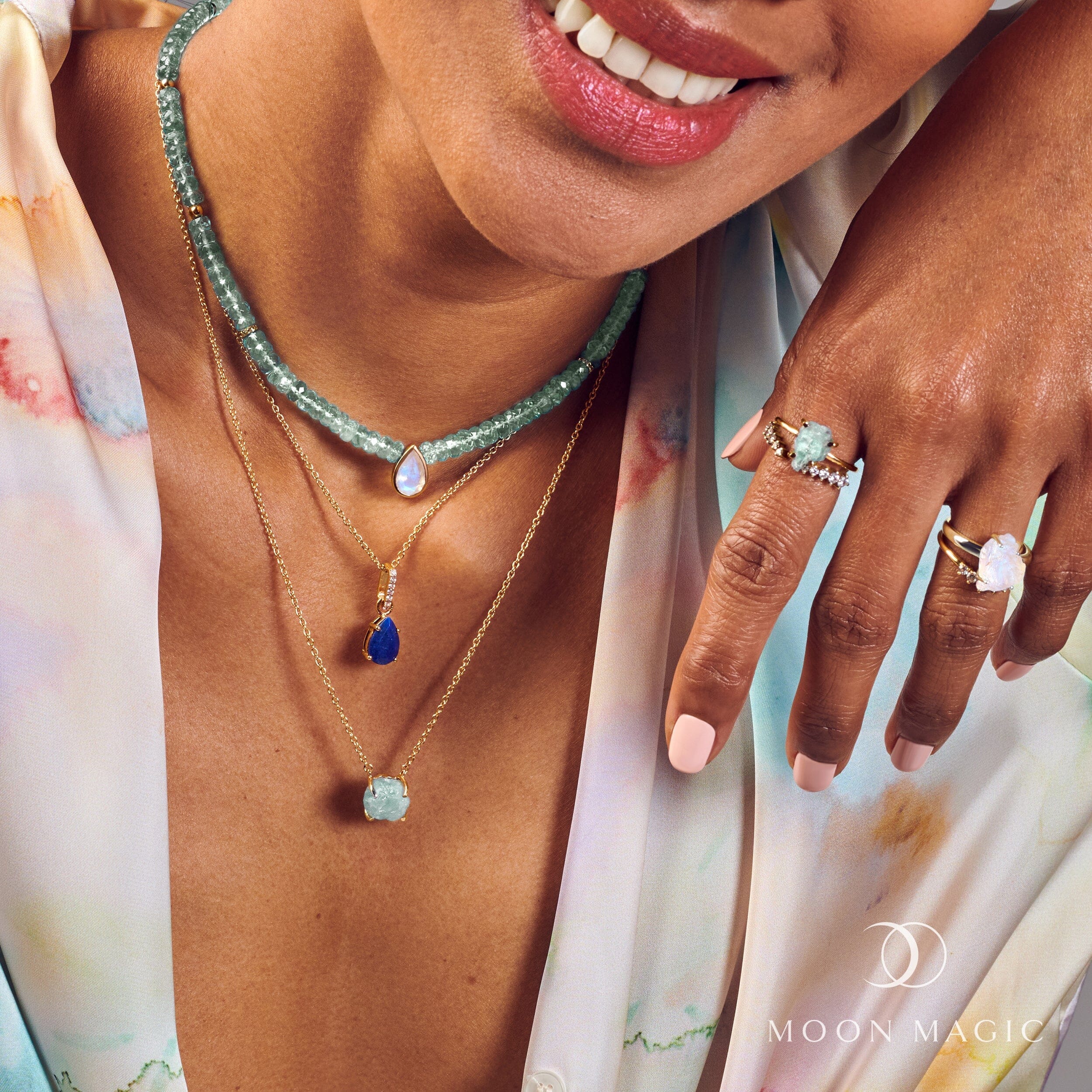 Lapis Lazuli Necklace Sway - September Birthstone、mySite、hinf8tx79