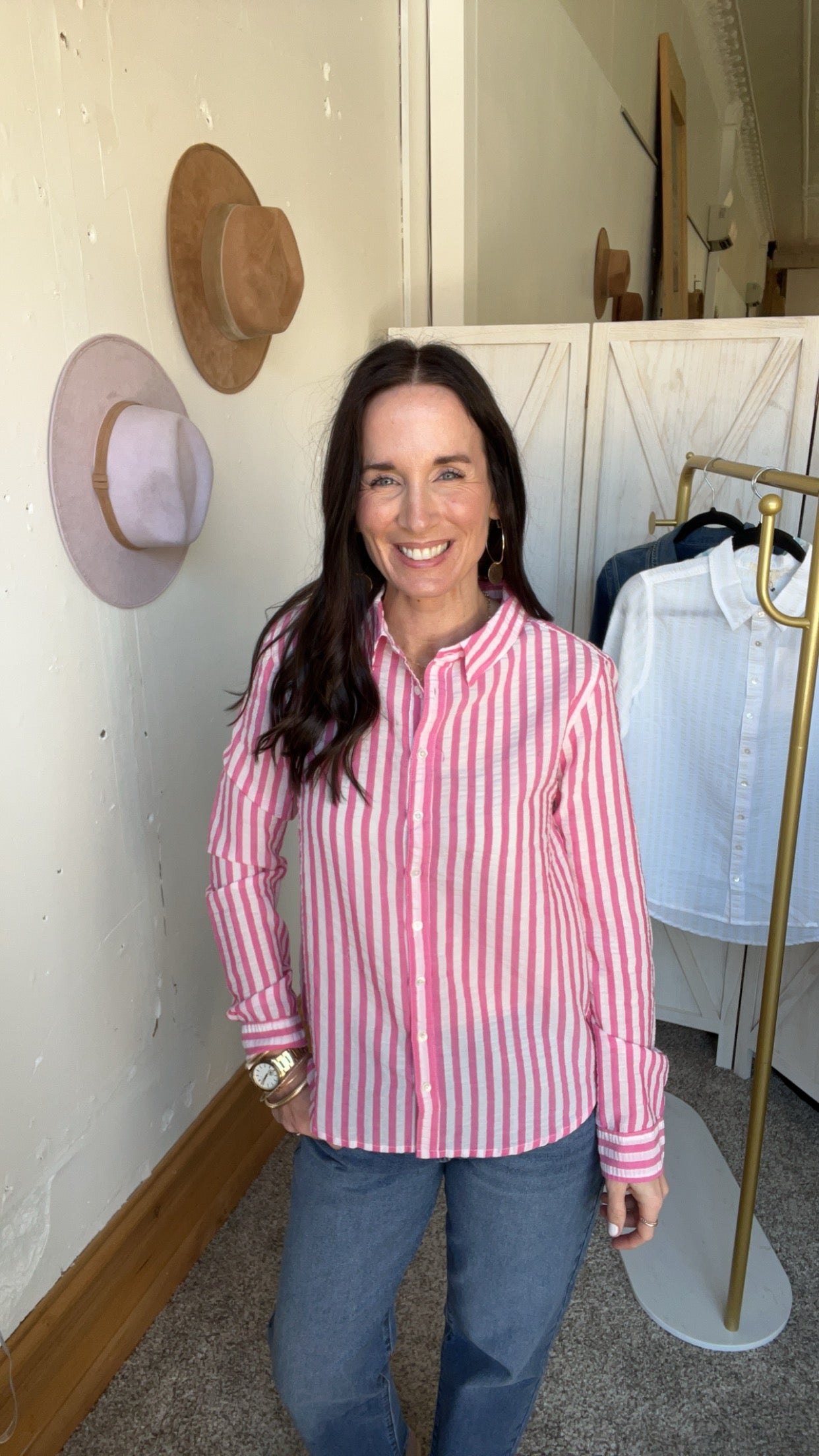 Dylan Striped Taylor Button Down、mySite、garagedoors4me