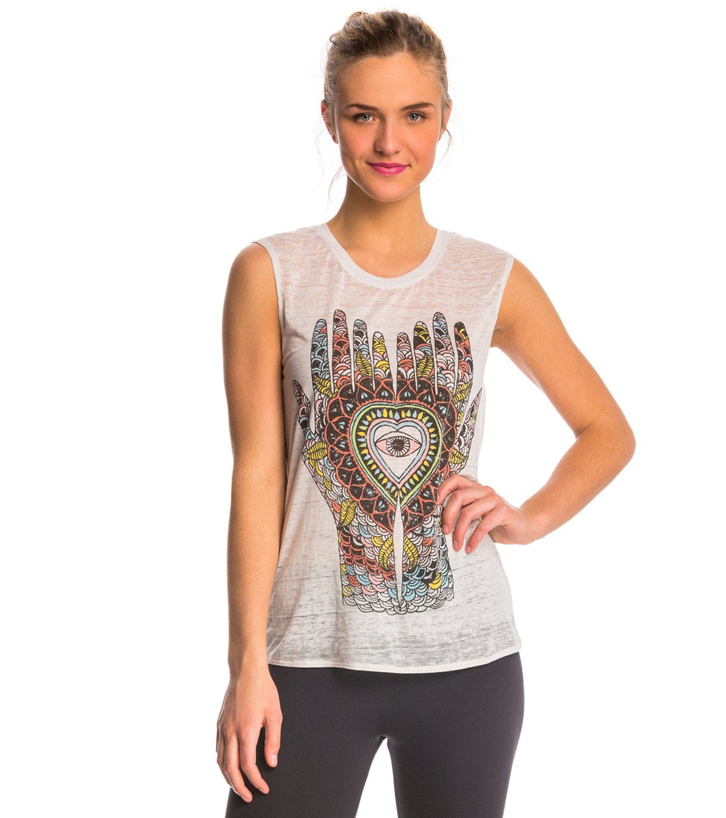 Chaser Heart in Hands Muscle Workout Shirt、mySite、noshort