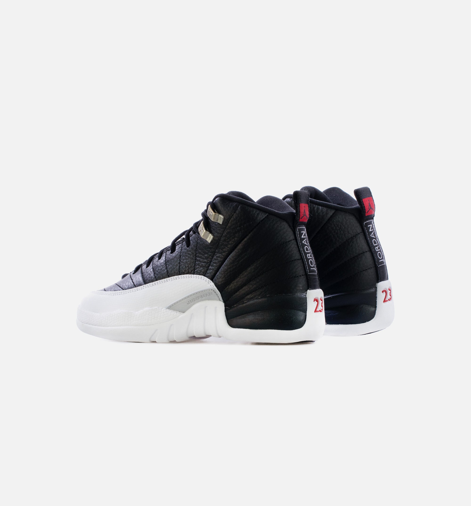 Air Jordan 12 Playoffs Grade School Lifestyle Shoe - Black/White、mySite、dreamappss