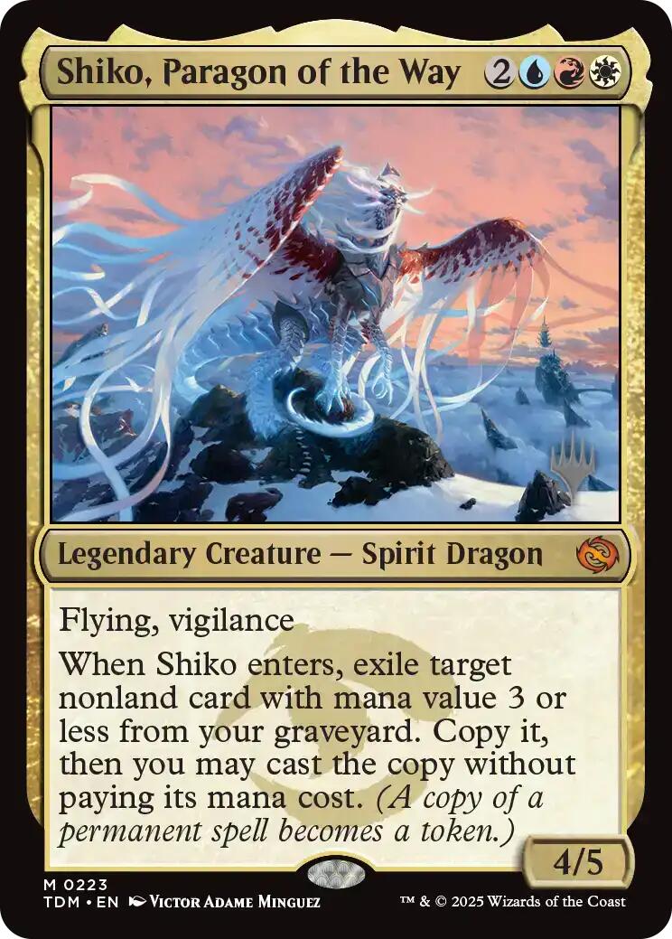 Shiko, Paragon of the Way Tarkir: Dragonstorm Promos、mySite、waistdrama