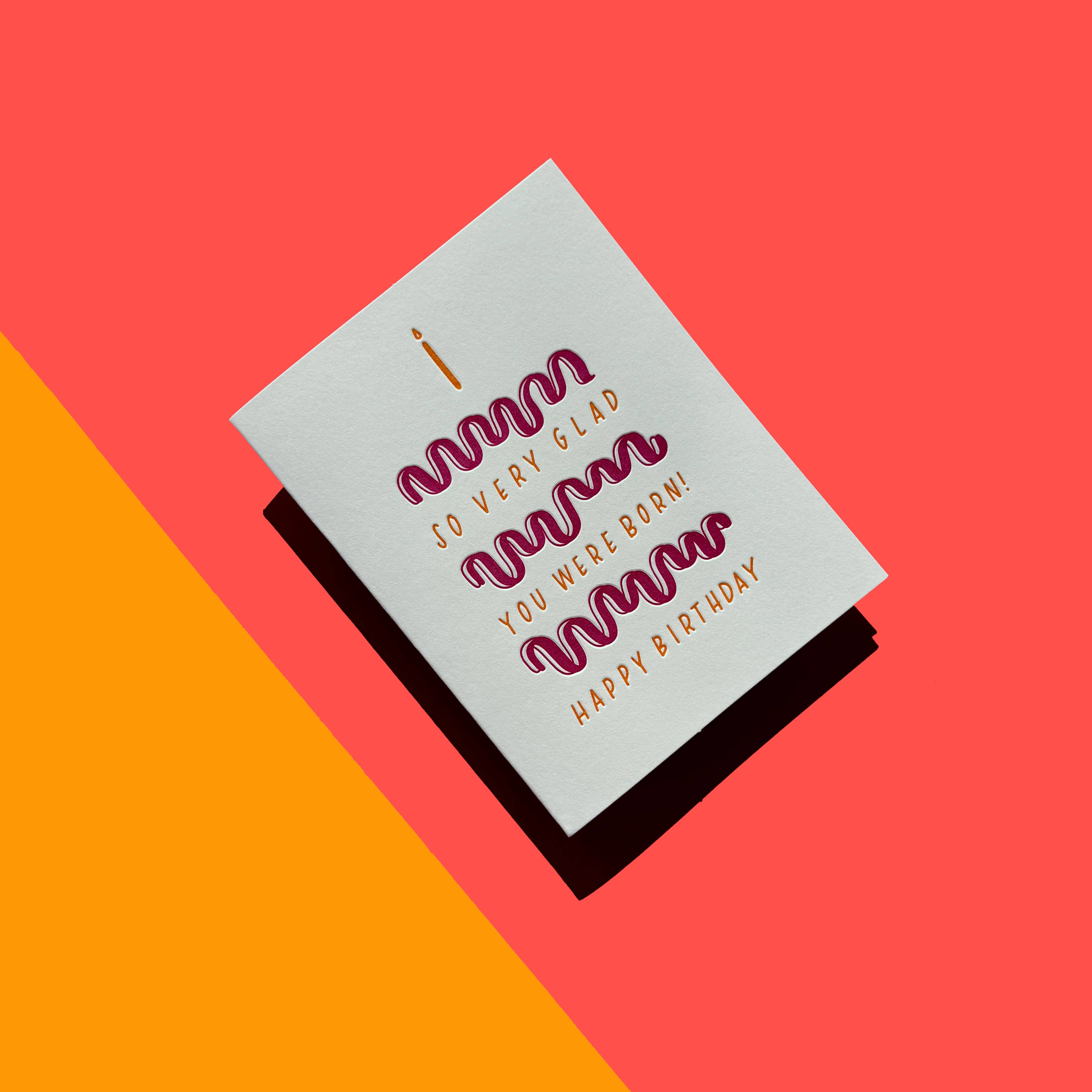 INK MEETS PAPER - Glad You Were Born Cake - Birthday card、mySite、garagedoors4me