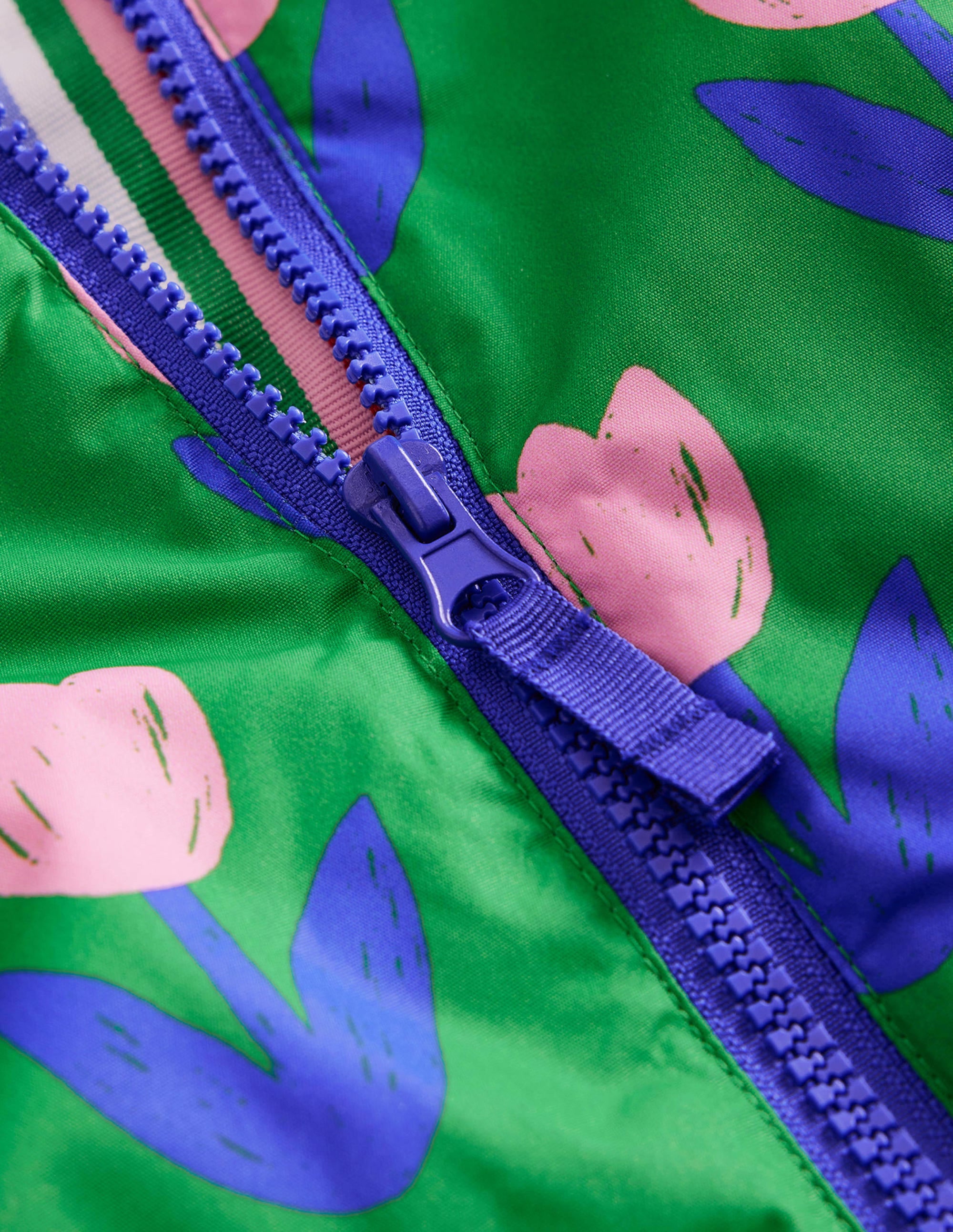  Jersey Lined Anorak-Runner Bean Green Tulips、mySite、ashleygrahame