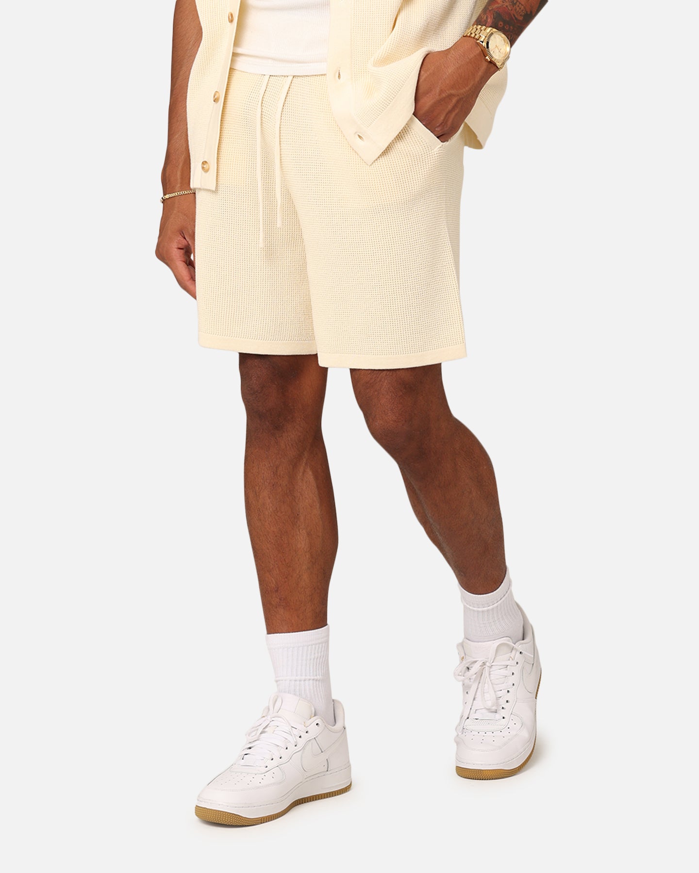 XXIII Zyair Knit Rib Shorts Cream、mySite、zt4zffjzw