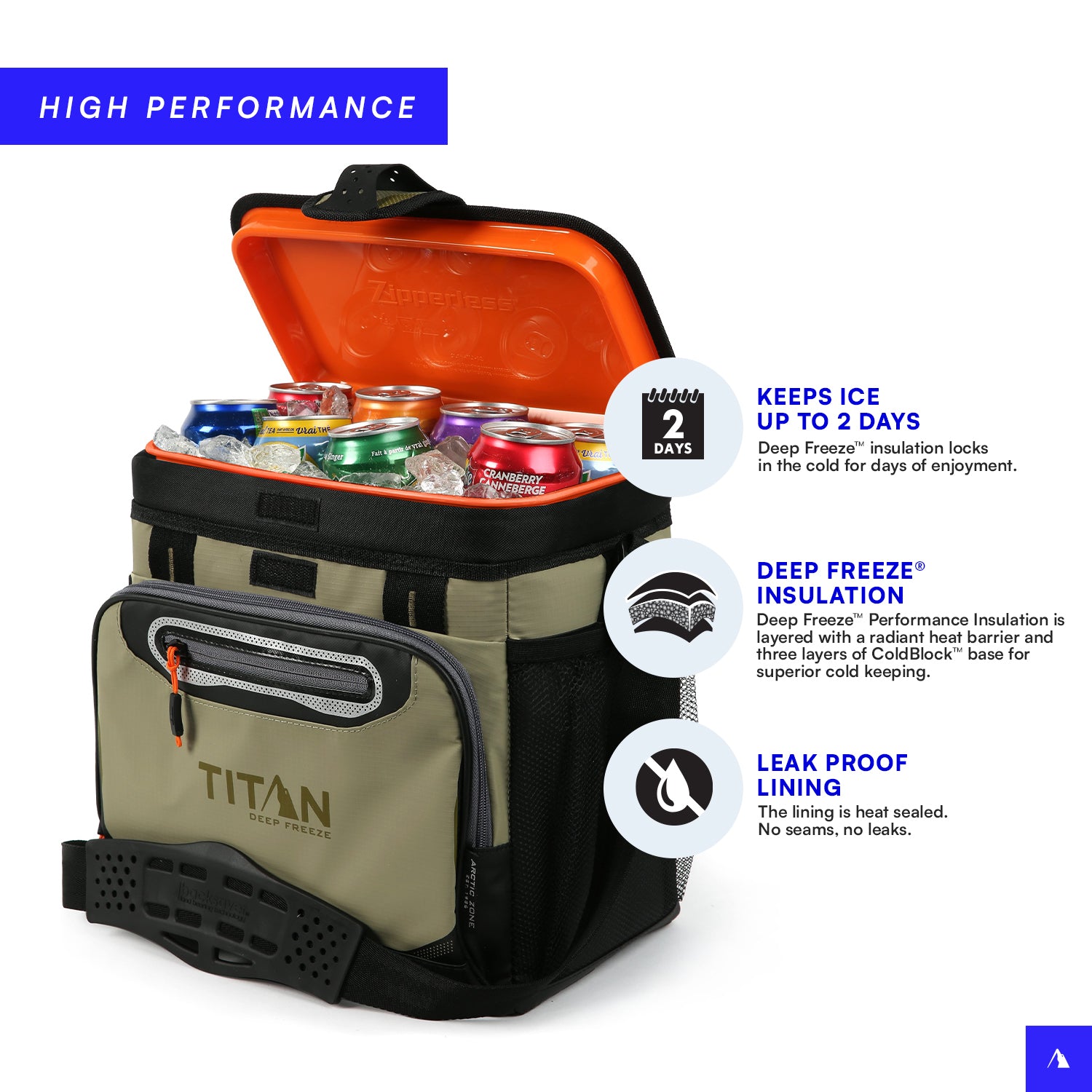 16 Can Zipperless HardBody® Cooler、mySite、noshort