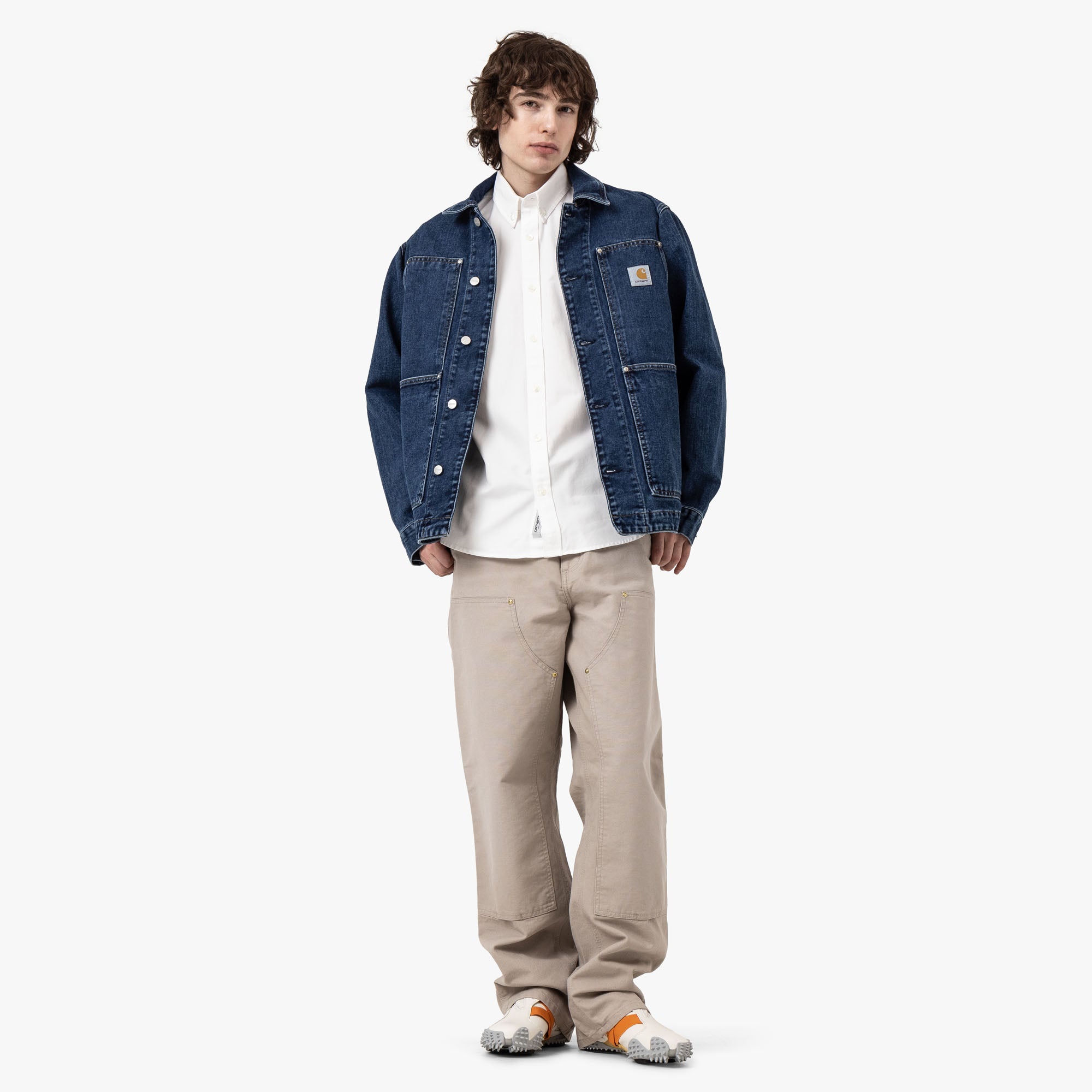  Carhartt WIP Madison Shirt White / Black、mySite、merchandisen