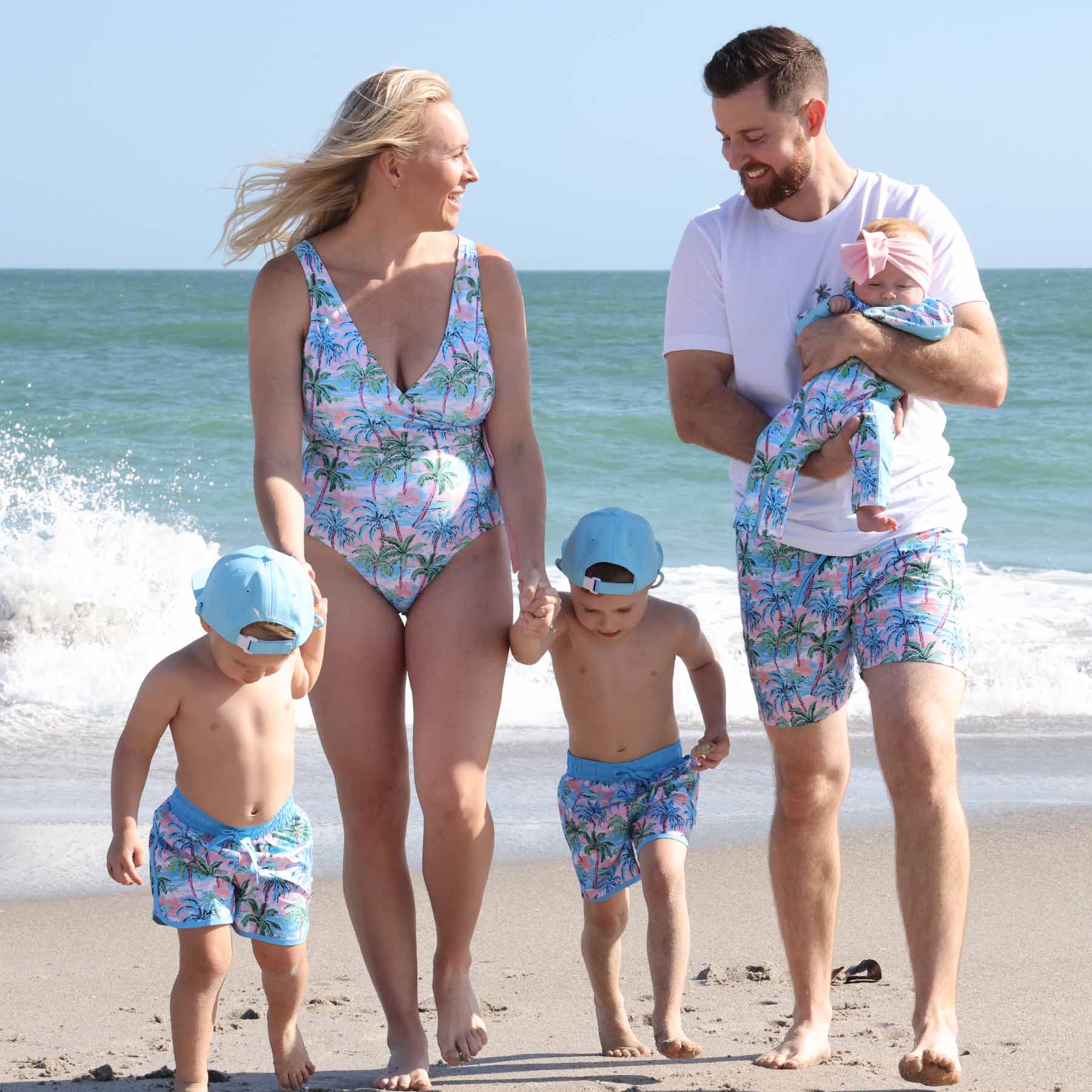  Pastel Palms Dad Graphic Tee | White、mySite、layawaytickets