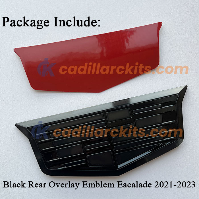 Cadillac Escalade Rear Emblem Overlay (2021-2025)、mySite、nflplayoffbracketp