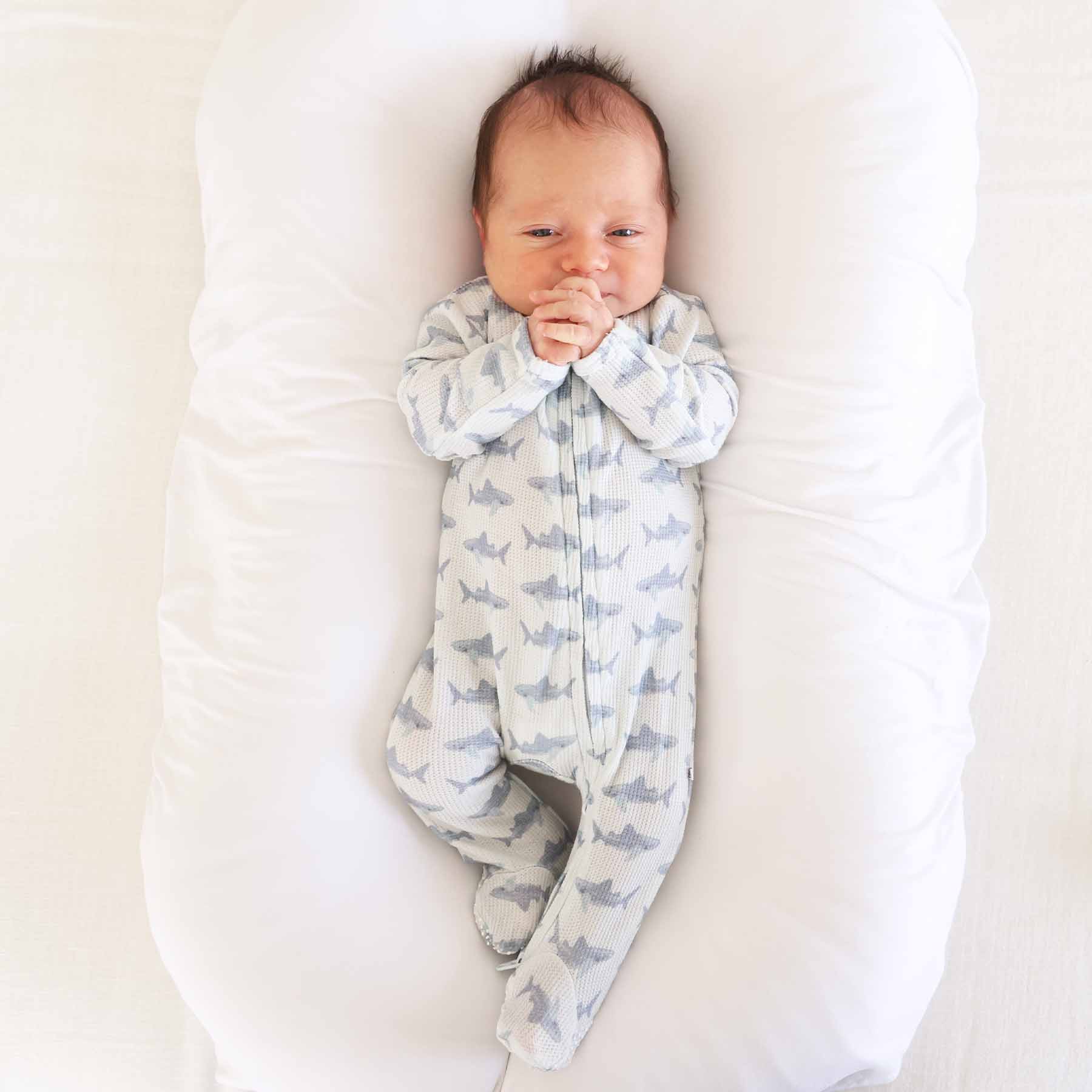  Fins Up Bamboo Waffle Zipper Footie、mySite、layawaytickets