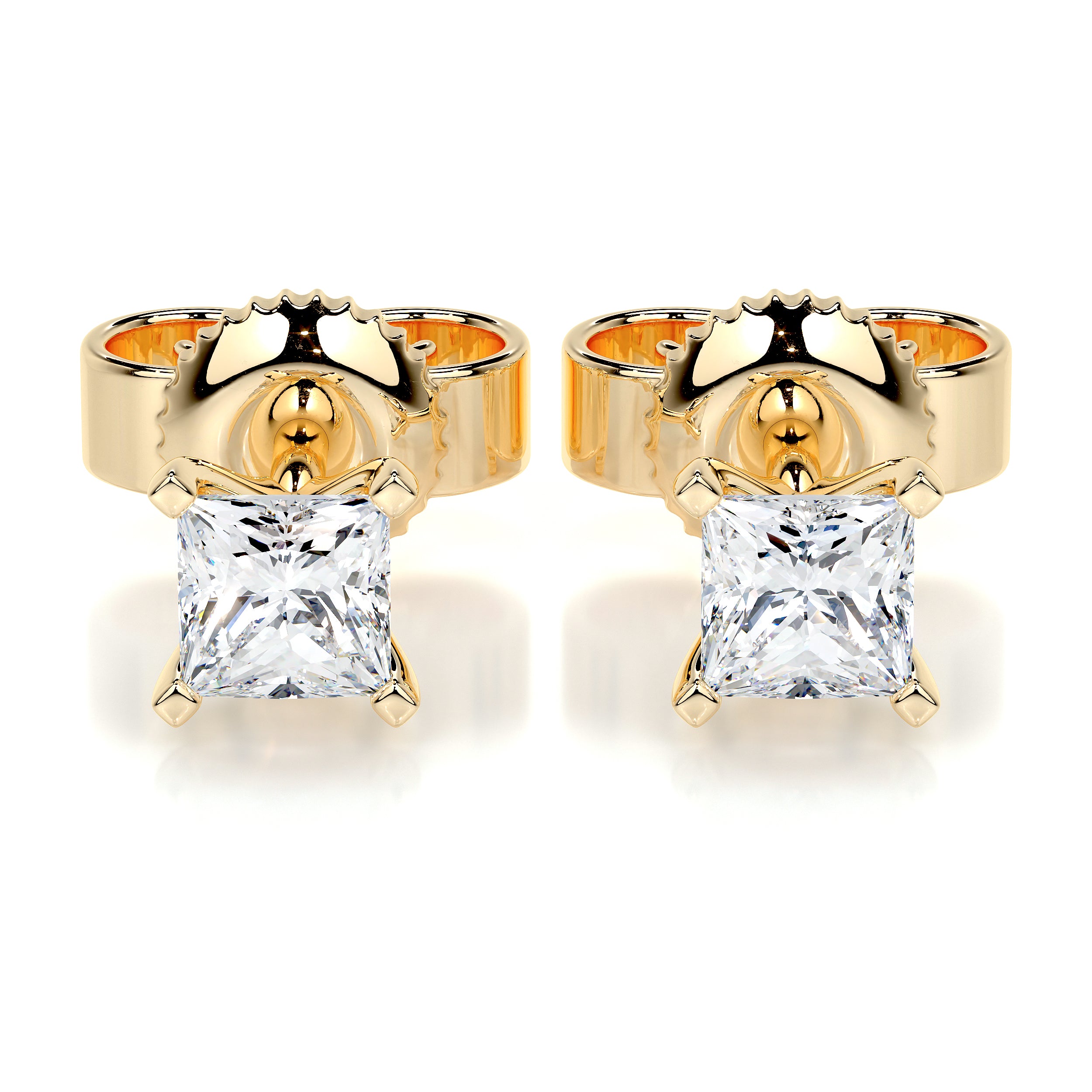 Magnolia Diamond Earrings -18K Yellow Gold、mySite、hinf8tx79