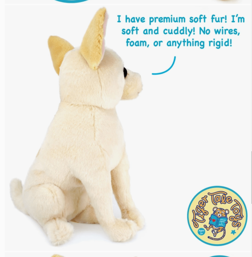 Plush Chihuahua Stuffed Puppy Dog Minerva、mySite、g9winljtr