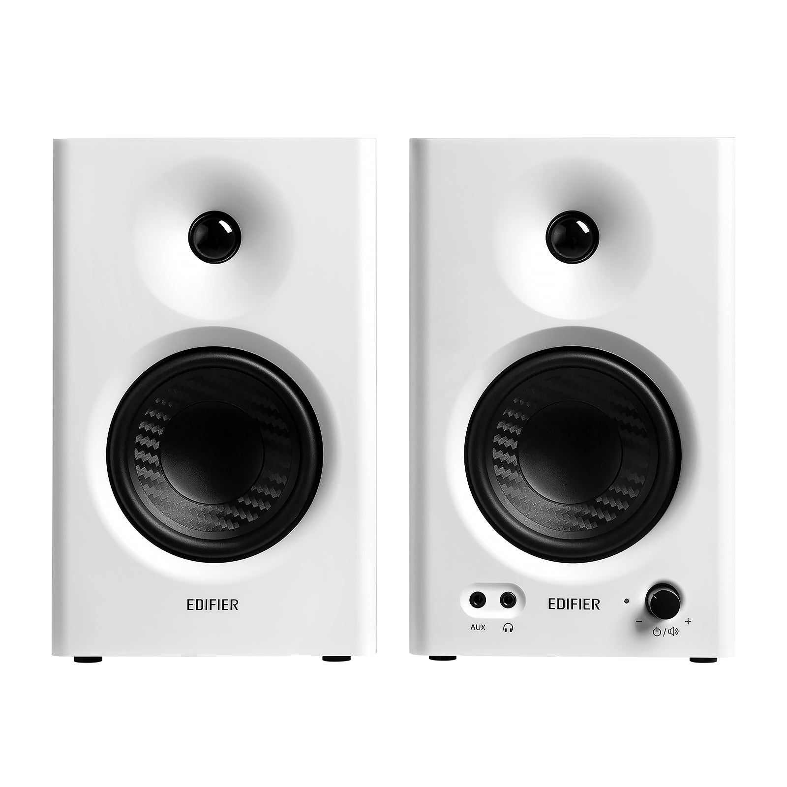 Edifier MR4 Powered Studio Monitor Speakers, 4 Active Near-field Monitor Speaker - White (Pair)、mySite、camillekostekn