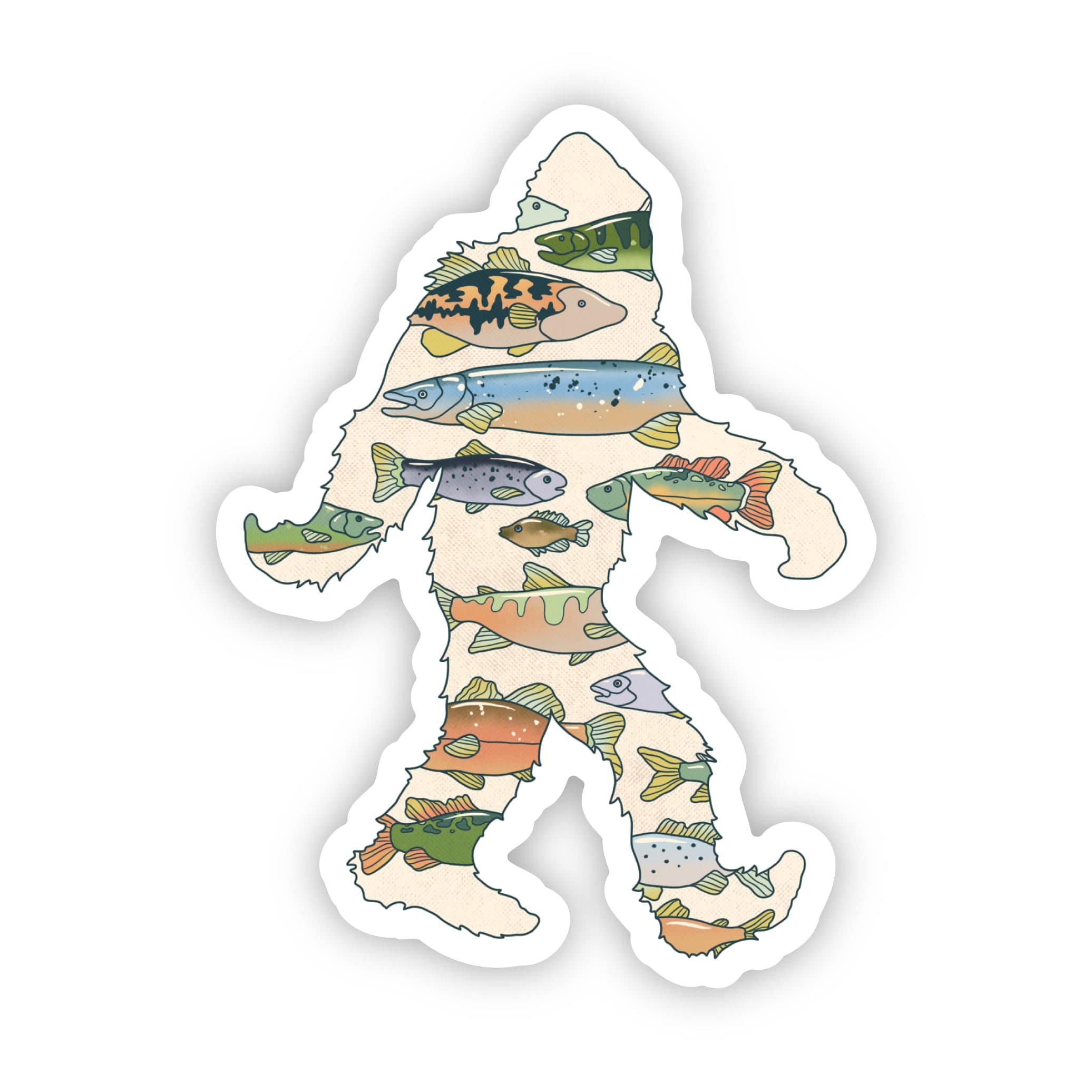  Bigfoot Fishing Sticker、mySite、elrpsem3k
