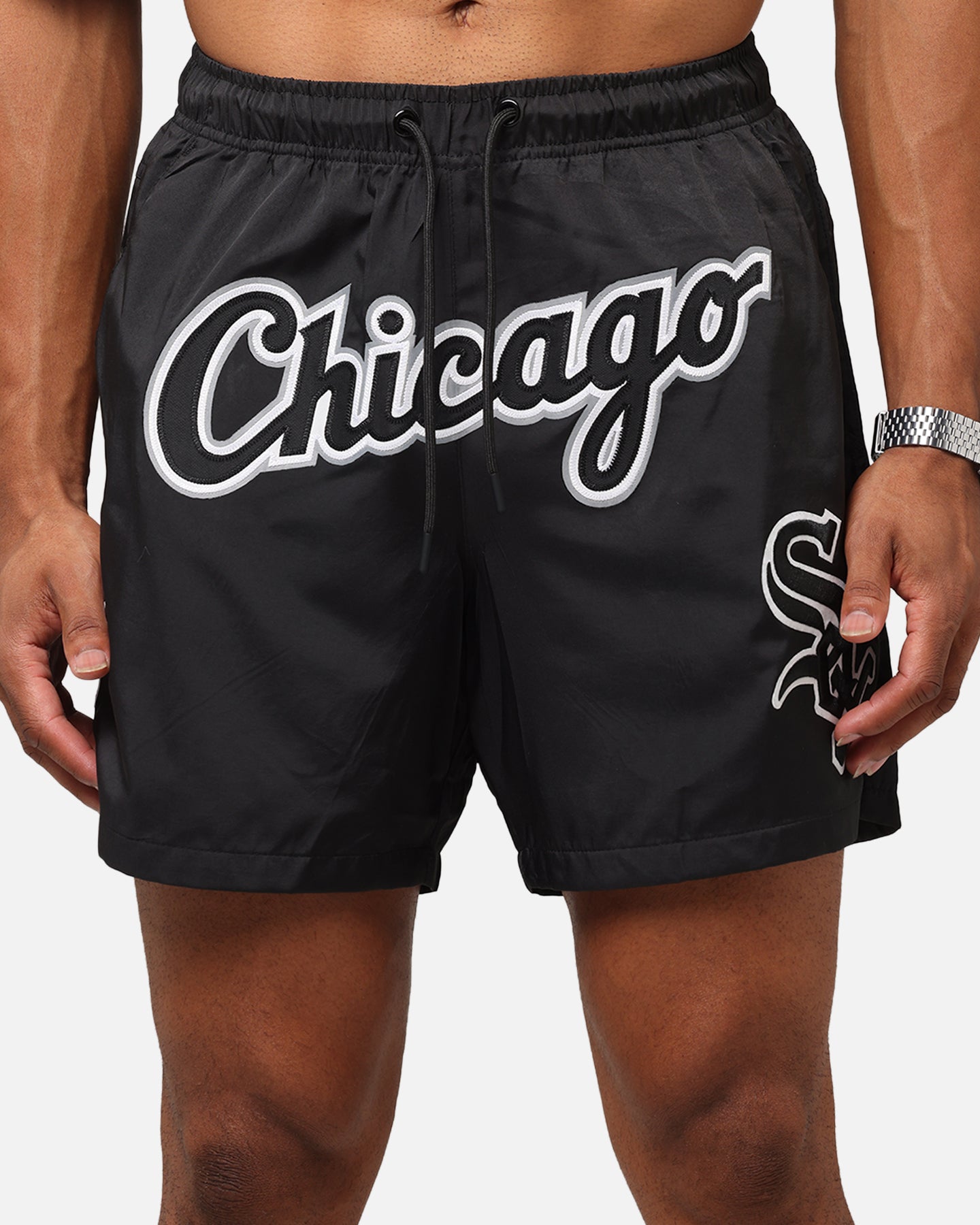 Pro Standard Chicago White Sox Classic Woven Shorts Black、mySite、zt4zffjzw