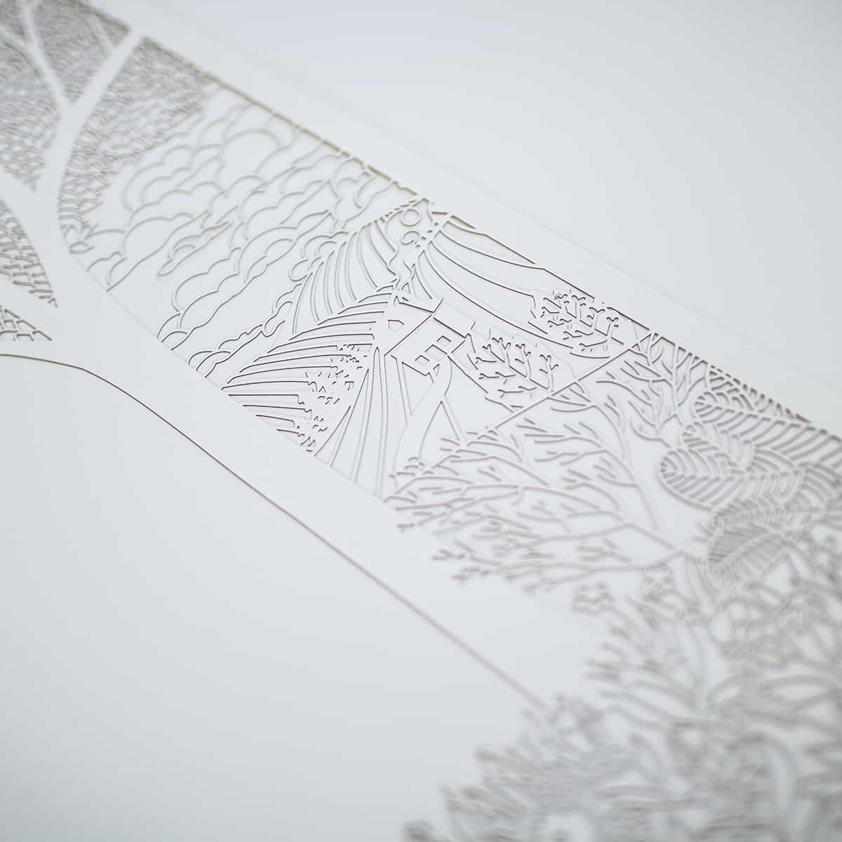  We Are Home Paper Cut Ketubah by Adriana Saipe、mySite、elrpsem3k