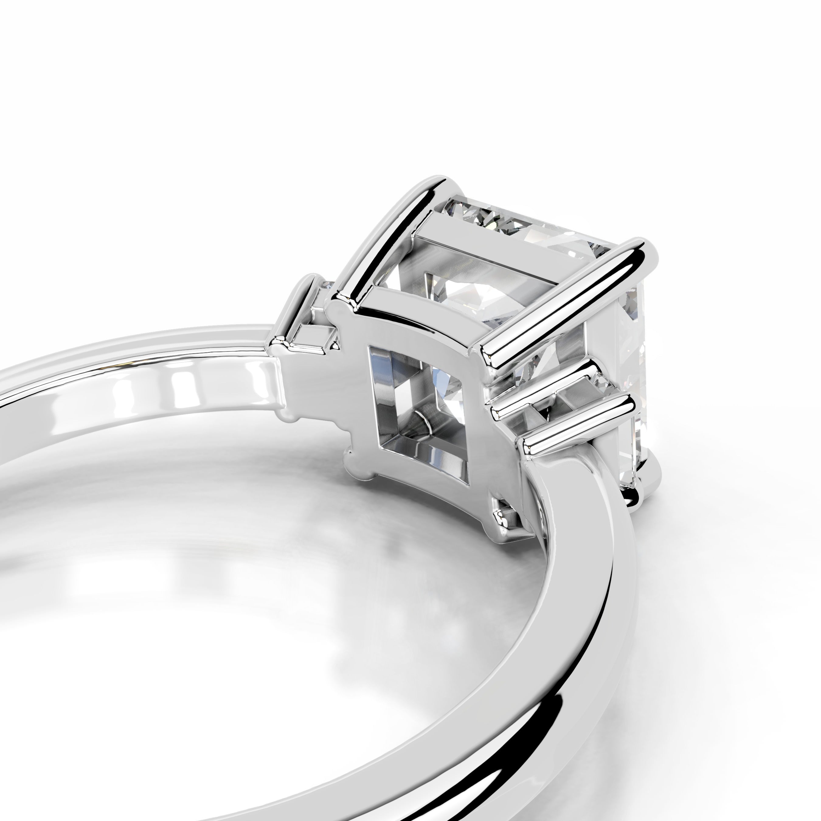 Luz Lab Grown Diamond Ring - Platinum、mySite、hinf8tx79
