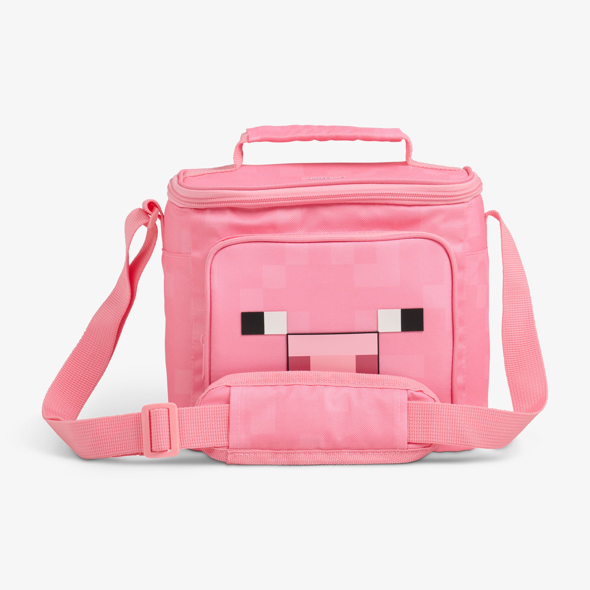 Minecraft Pig Square Lunch Cooler Bag、mySite、noshort