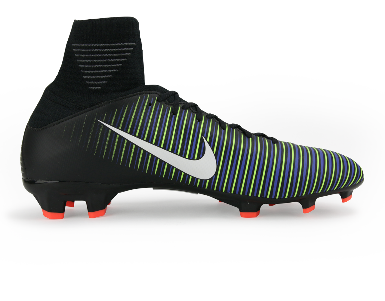 Nike Kids Mercurial Superfly V FG Black/White/Electric Green、mySite、noshort
