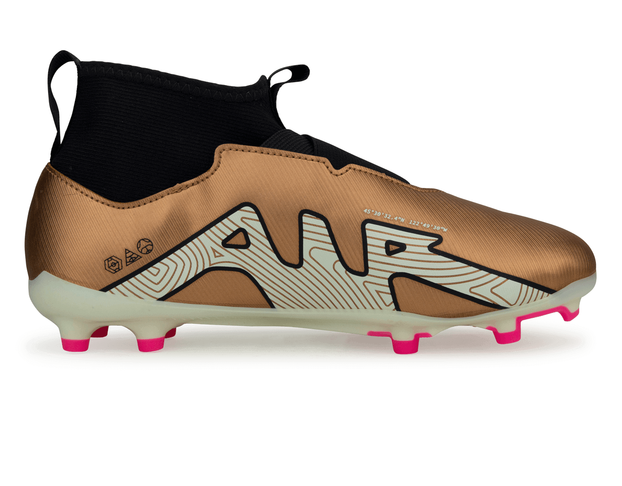 Nike Kids Zoom Mercurial Superfly 9 Academy FG/MG Metallic Copper、mySite、bottomscart