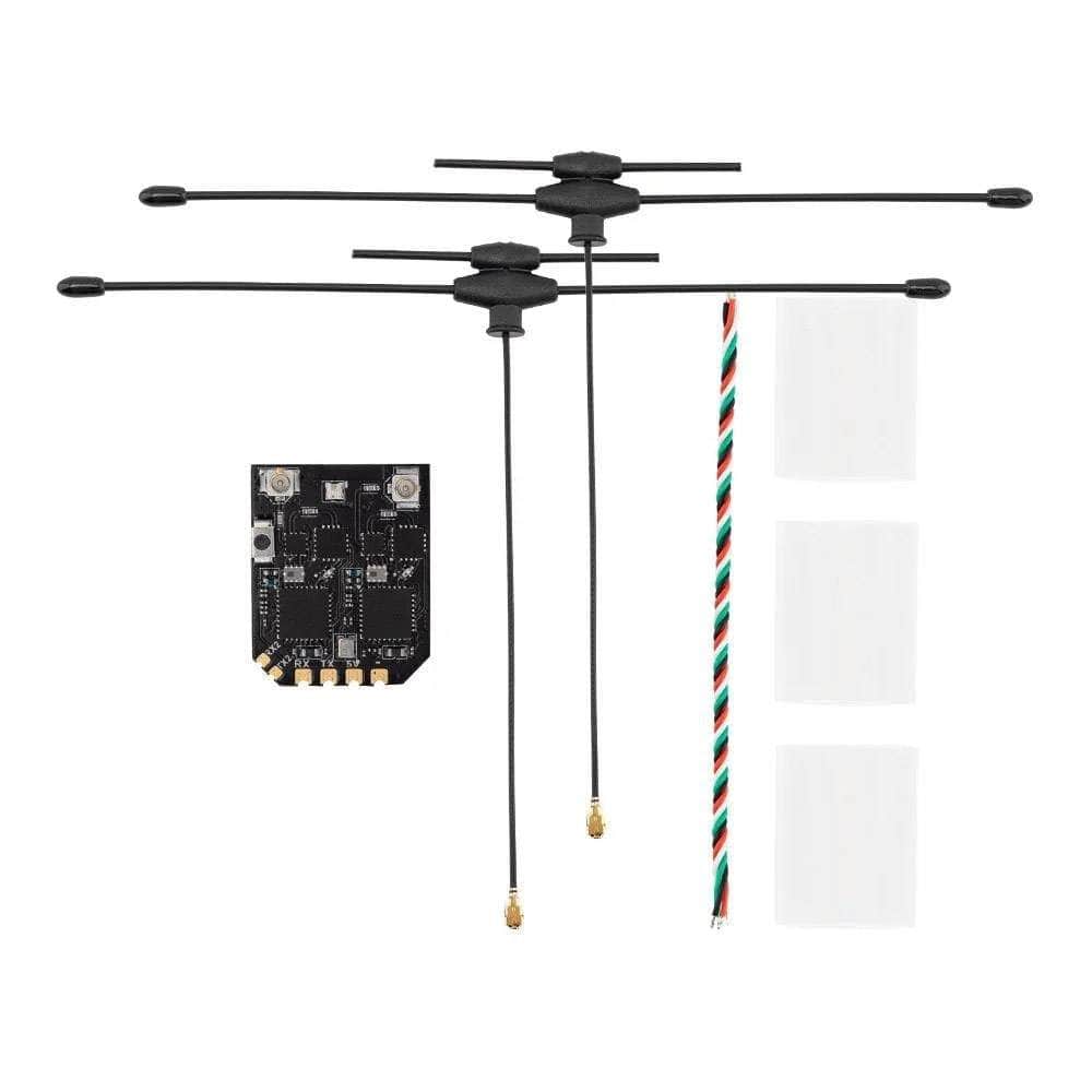  RadioMaster XR4 Gemini Xrossband ELRS 2.4GHz/900MHz Dual-Band Diversity Receiver、mySite、merchandisen