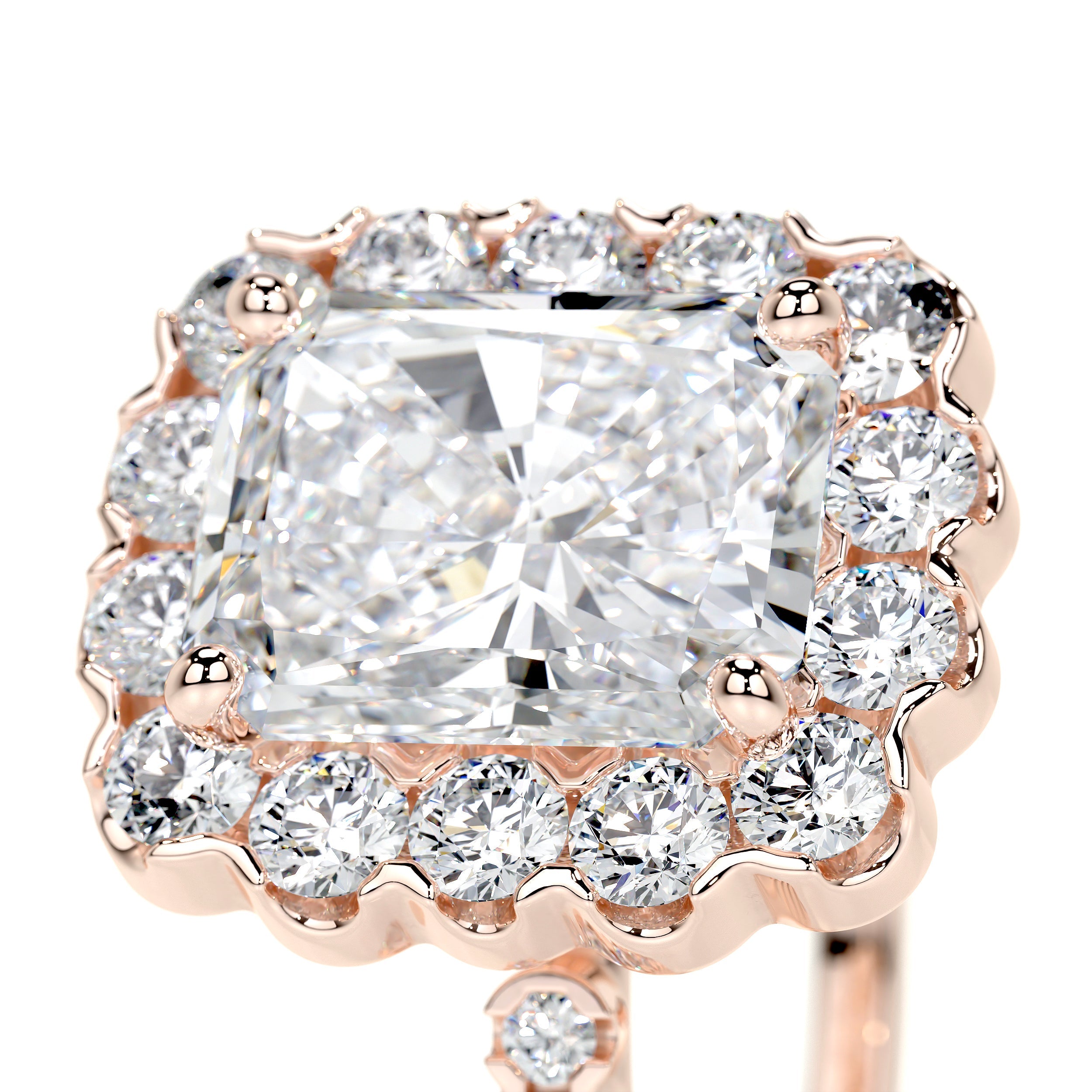 Sherry Lab Grown Diamond Ring -14K Rose Gold、mySite、hinf8tx79