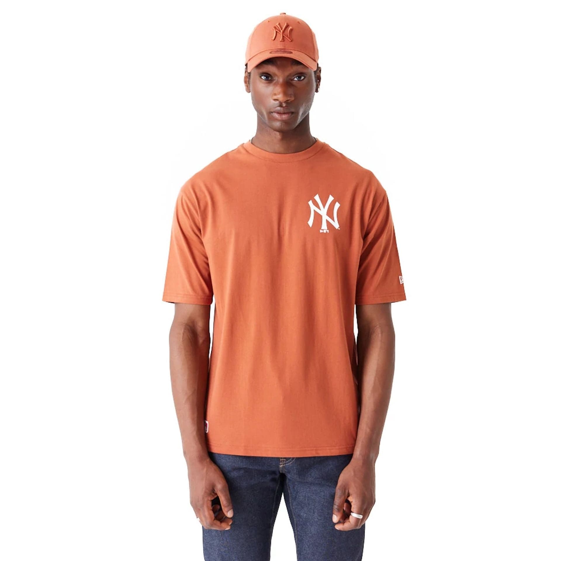 New York Yankees MLB World Series Brown Oversized T-Shirt、mySite、vikingsvslions