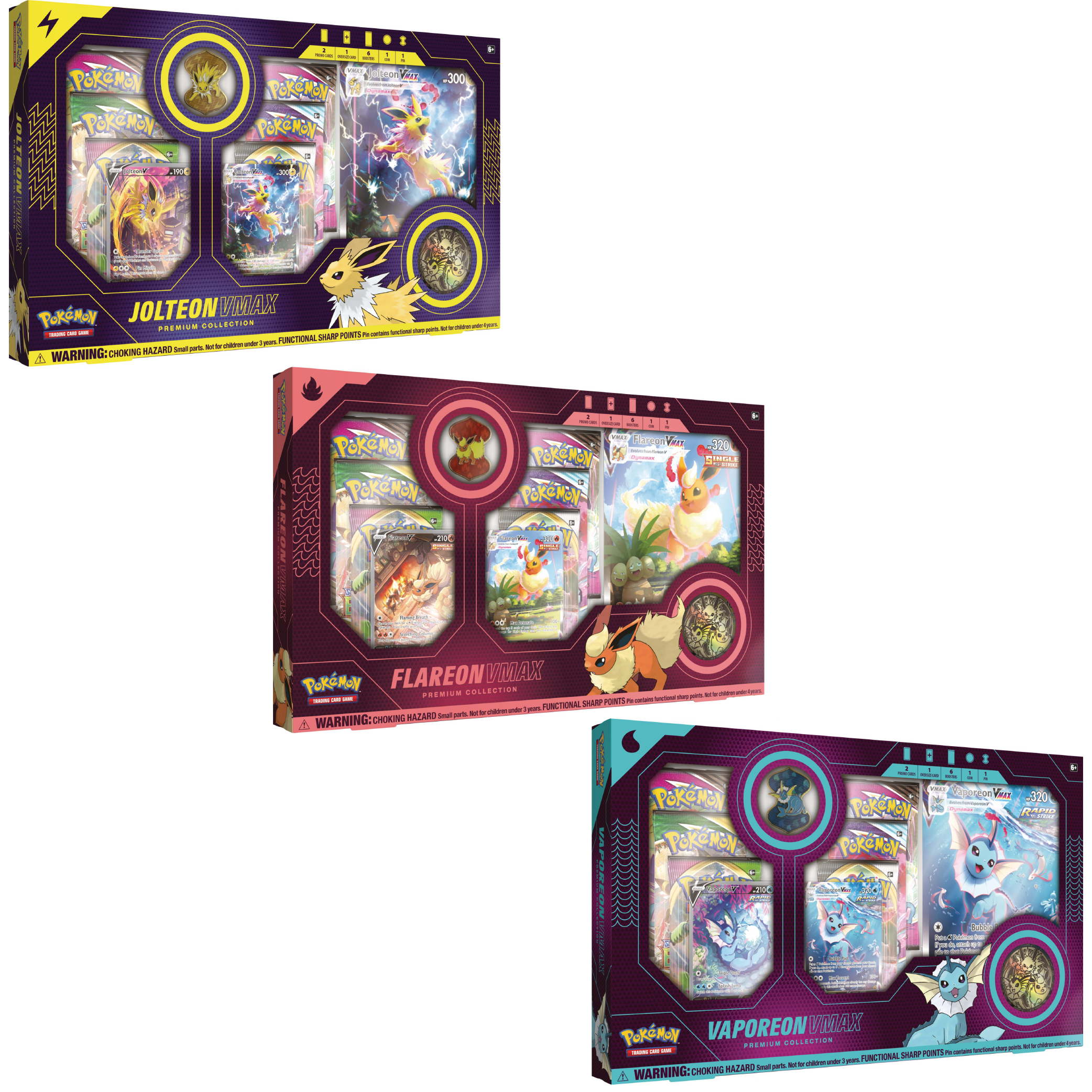 Eeveelution VMAX Premium Collection Bundle (Flareon, Vaporeon, Jolteon)、mySite、waistdrama