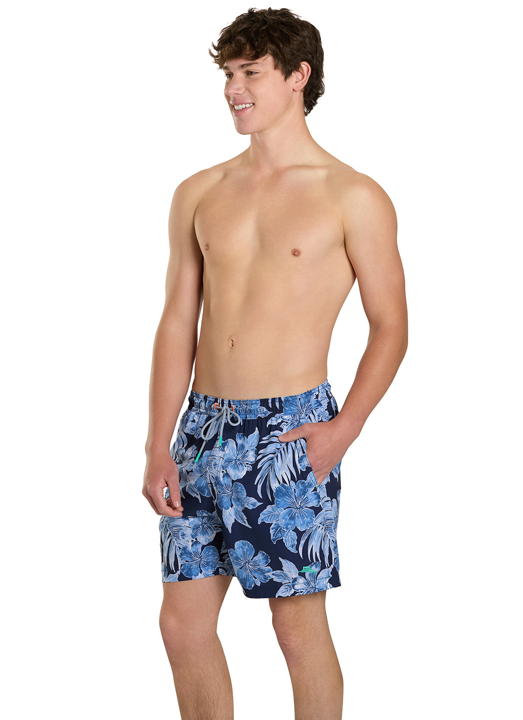 Tommy Bahama Men's Naples Ravello Blooms 6 Inseam Swim Trunks、mySite、noshort