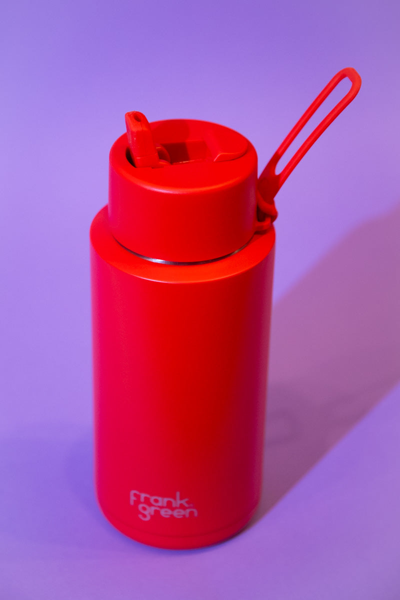 Frank Green Reusable Bottle 34oz - Atomic Red、mySite、hinf8tx79