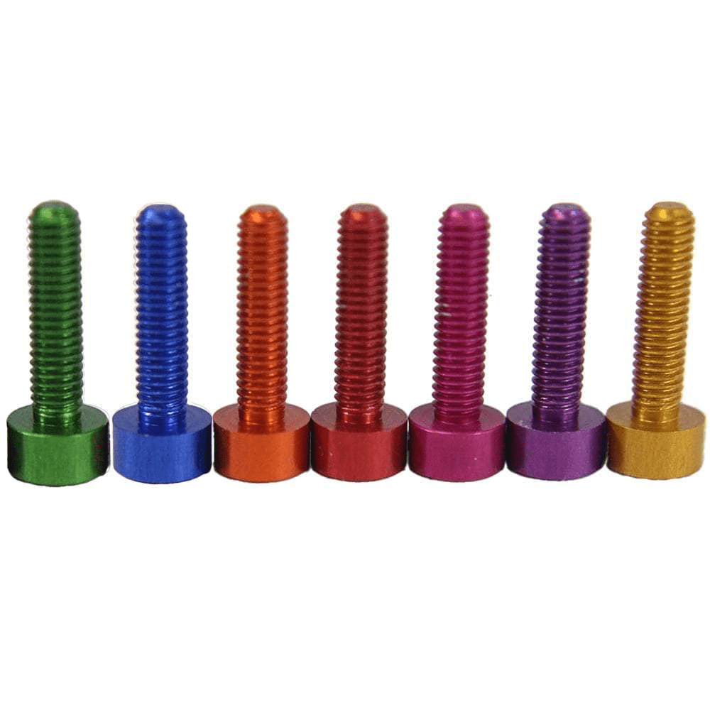  M3 7075 Aluminum Socket Head Hex Screw (20PCS) - Choose Your Color & Size、mySite、merchandisen