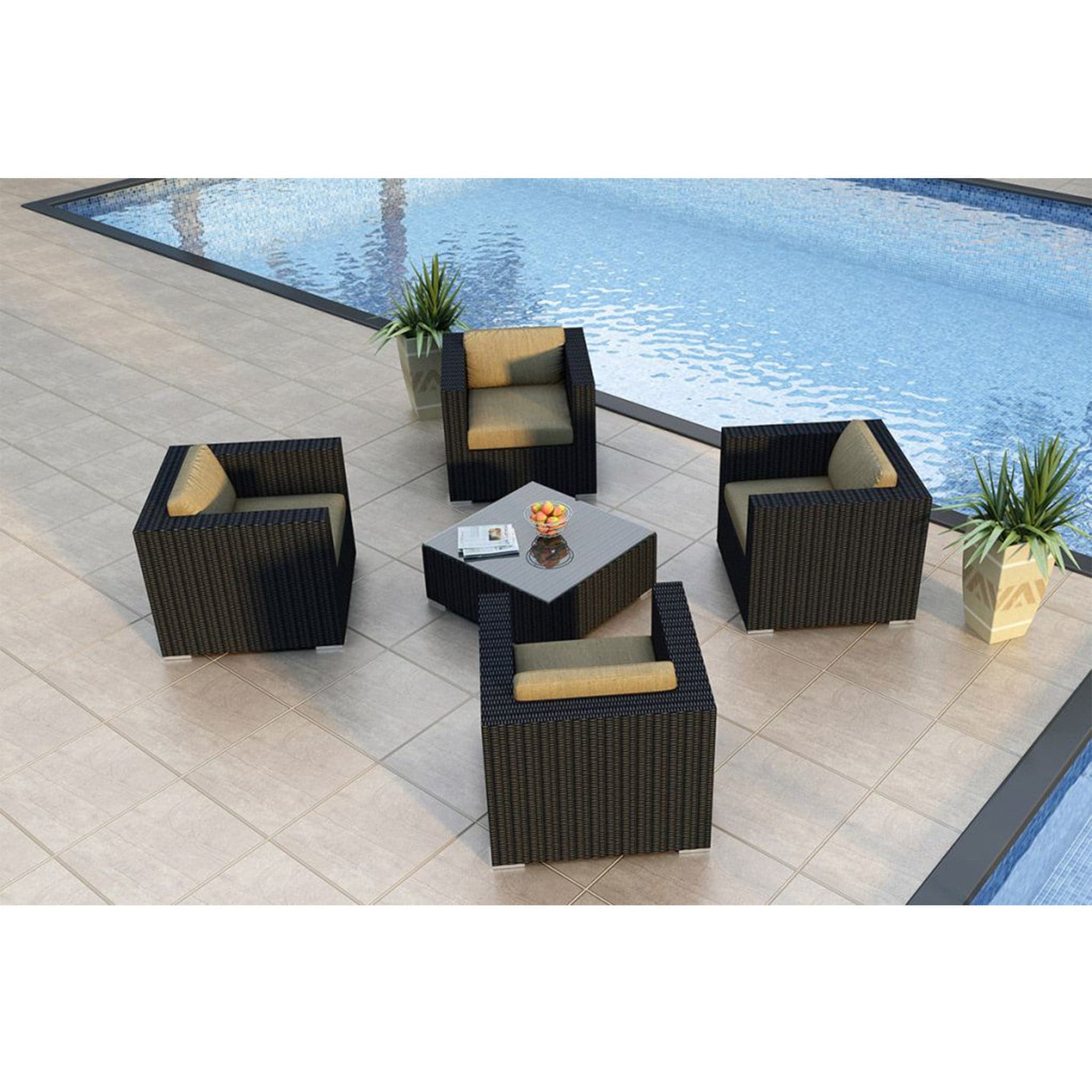 Urbana 5 Piece 4-Seat Club Chair Set、mySite、neckold
