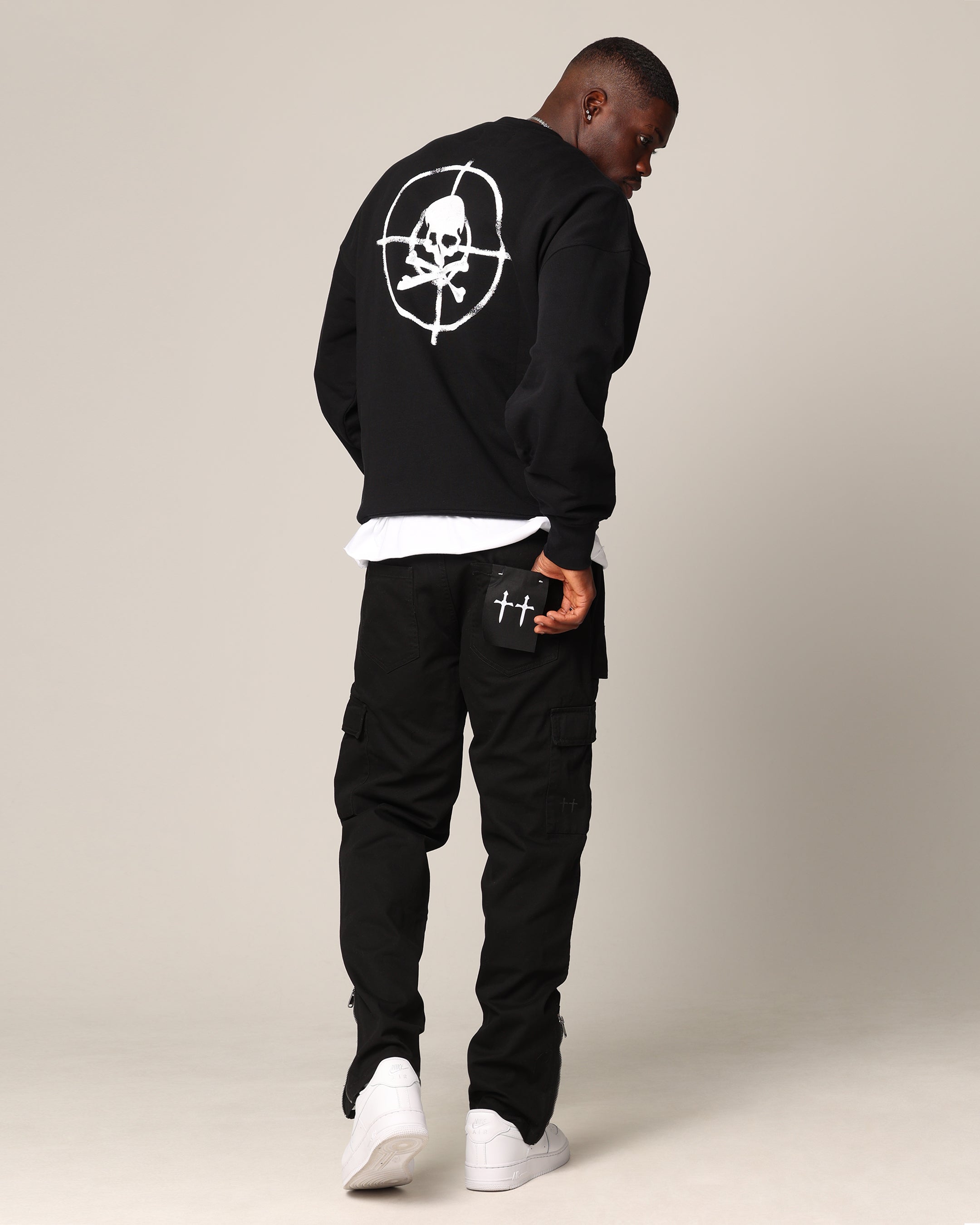 Saint Morta Post Humanous Crewneck Black、mySite、zt4zffjzw