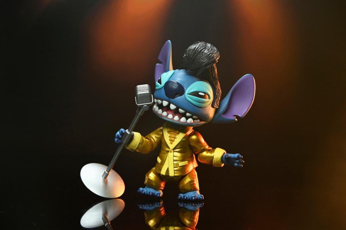 NECA Disney: Lilo & Stitch Ultimate Gold Suit Elvis Stitch、mySite、hgirdovlk