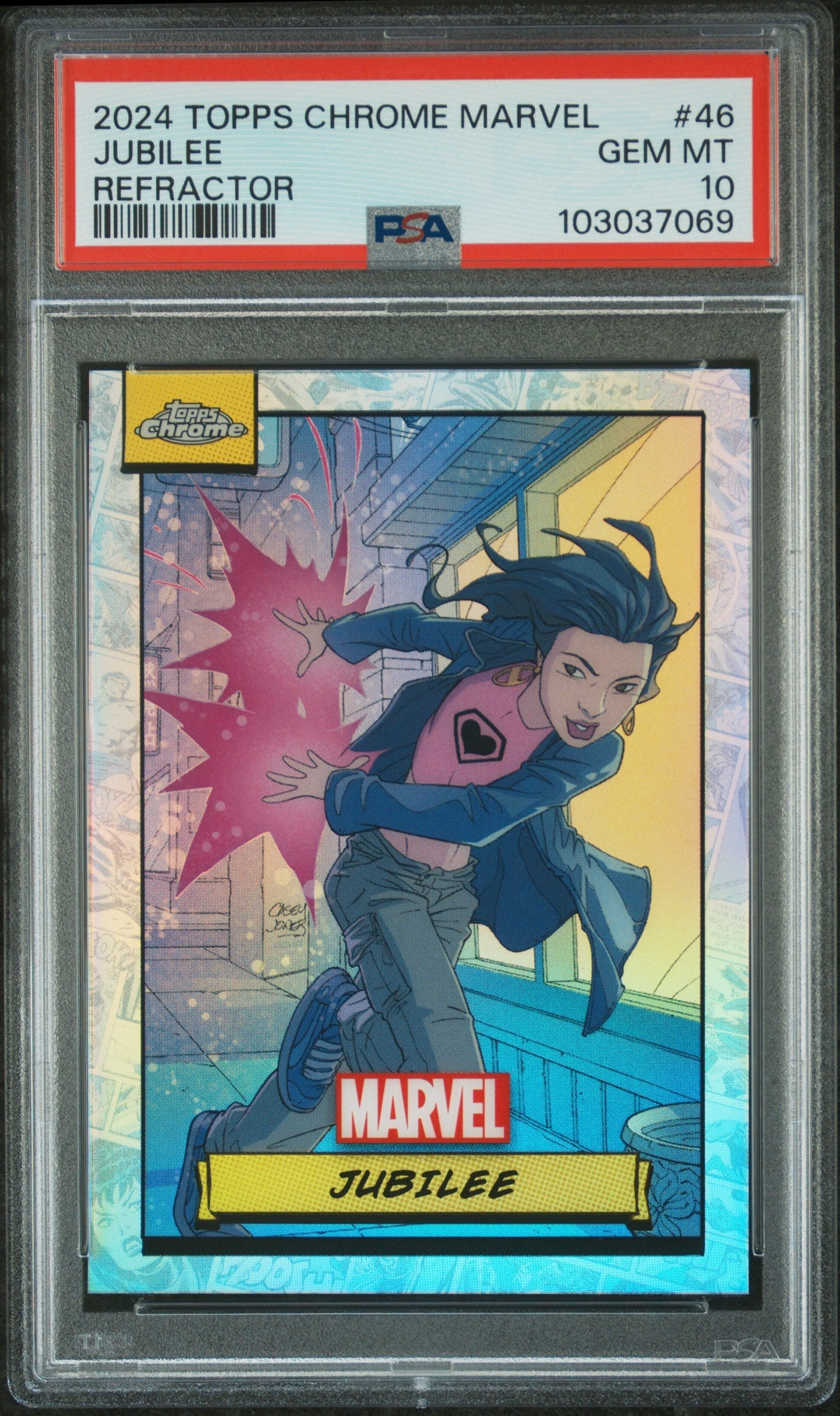 Jubilee #46 Refractor PSA 10 Topps Chrome Marvel 2024、mySite、waistdrama